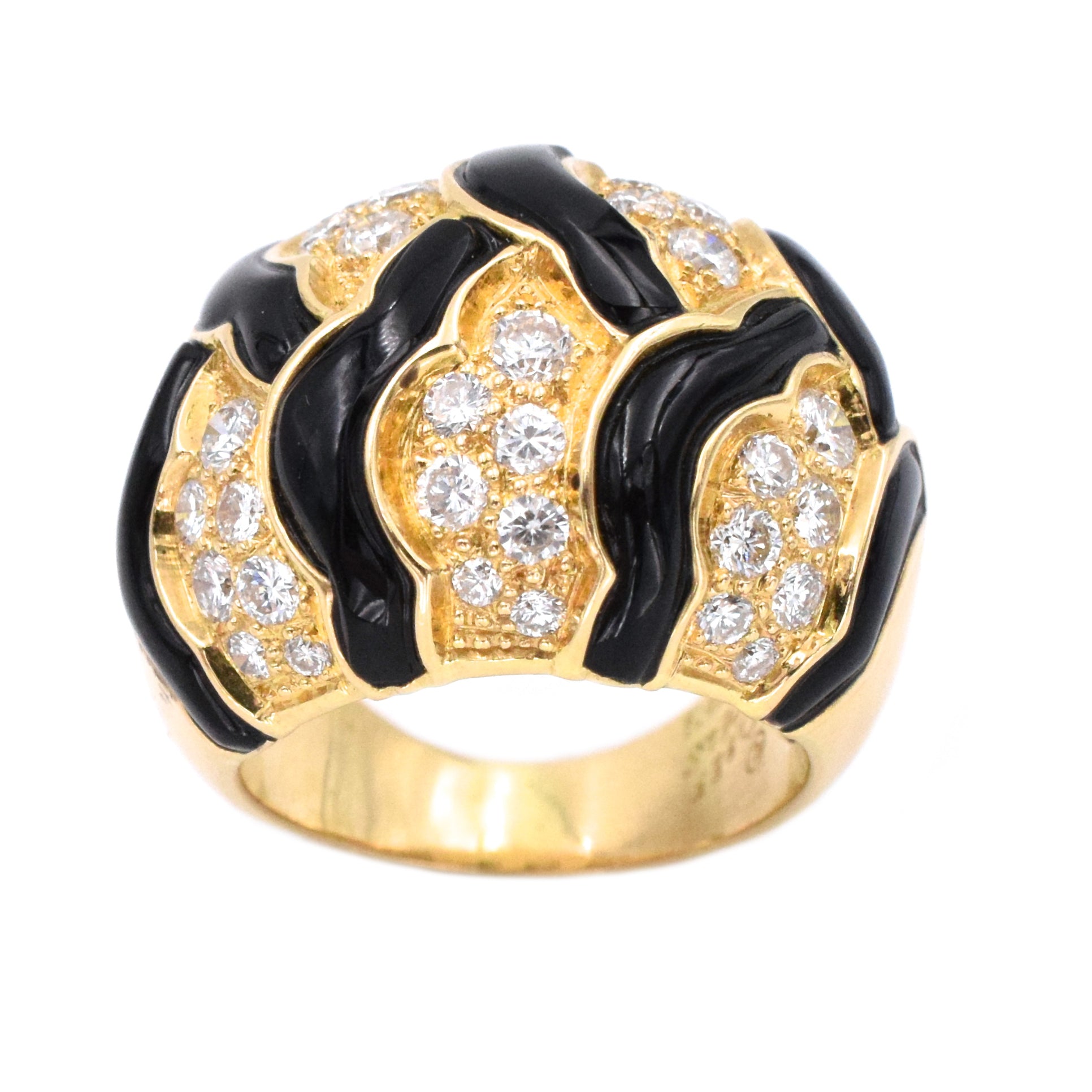 Diamond & Onyx Ring by Van Cleef & Arpels