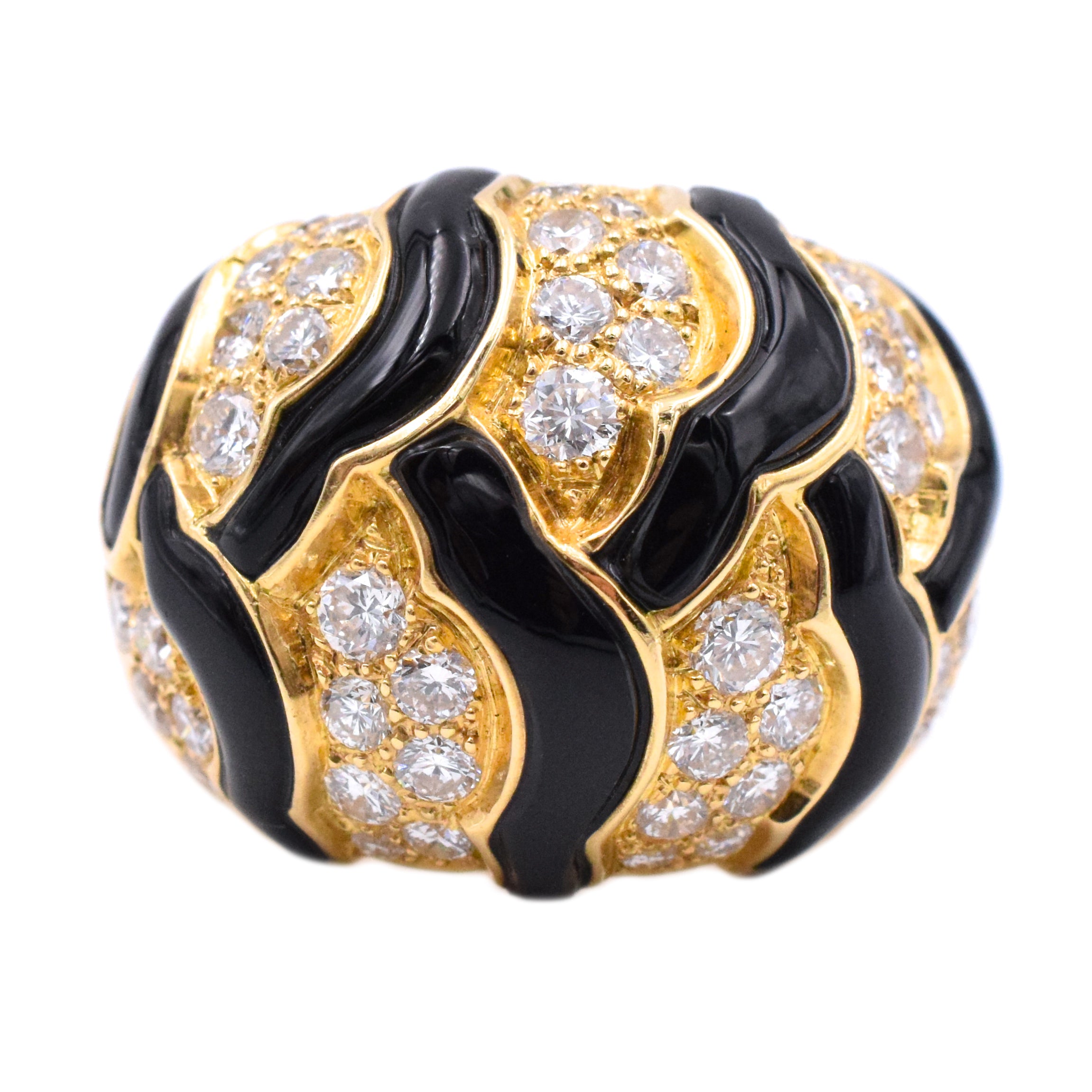 Diamond & Onyx Ring by Van Cleef & Arpels
