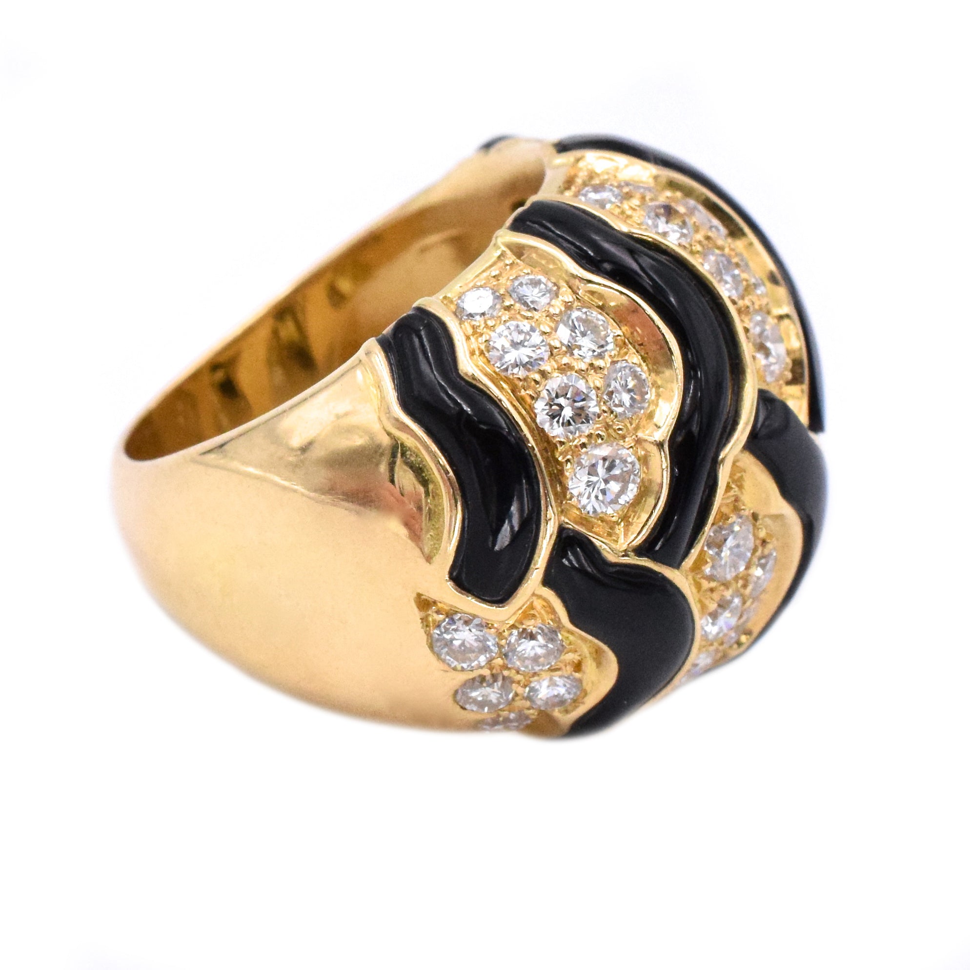 Diamond & Onyx Ring by Van Cleef & Arpels
