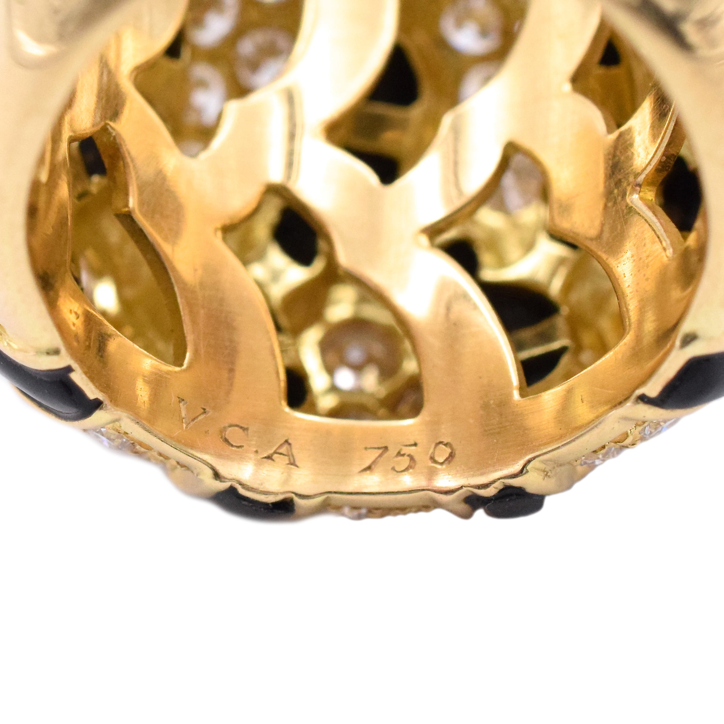 Diamond & Onyx Ring by Van Cleef & Arpels