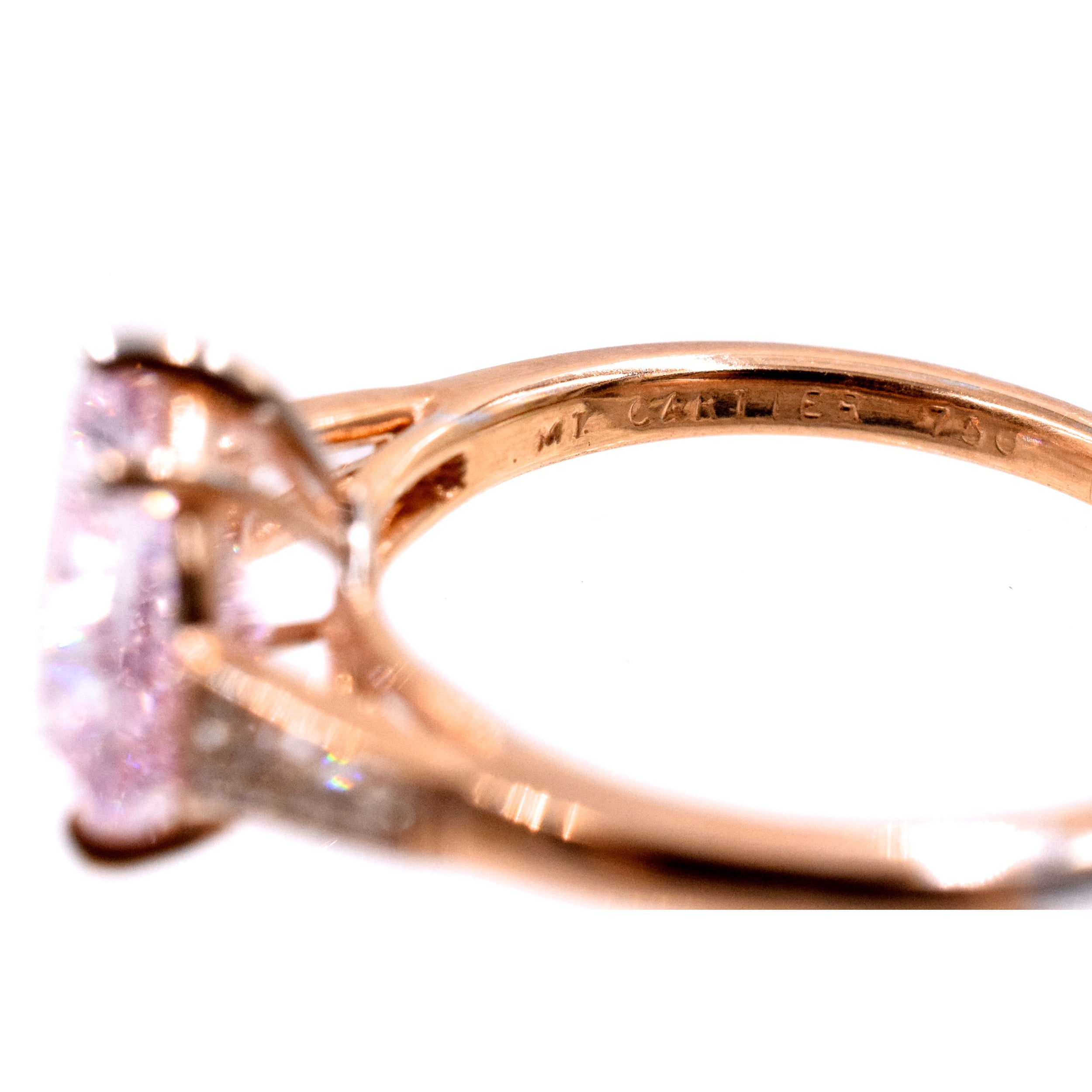 2.02ct Fancy Purple-Pink Diamond Ring