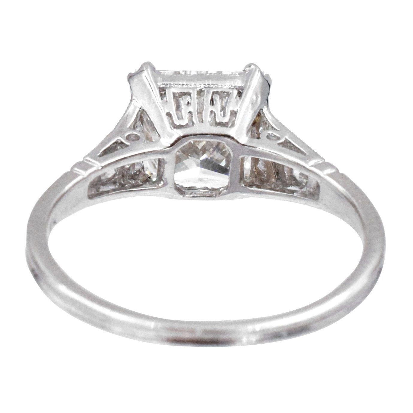 2.33ct Princess Cut Diamond Engagement Ring in Platinum