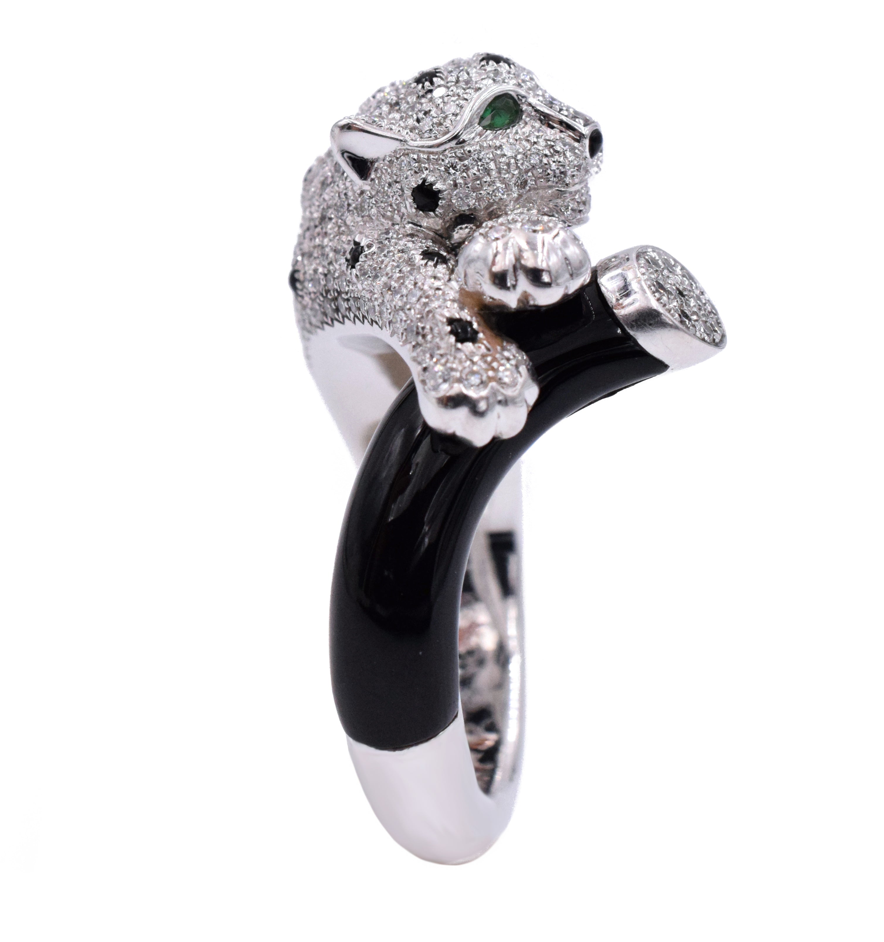 Panthère de Cartier Diamond Ring In 18k White Gold