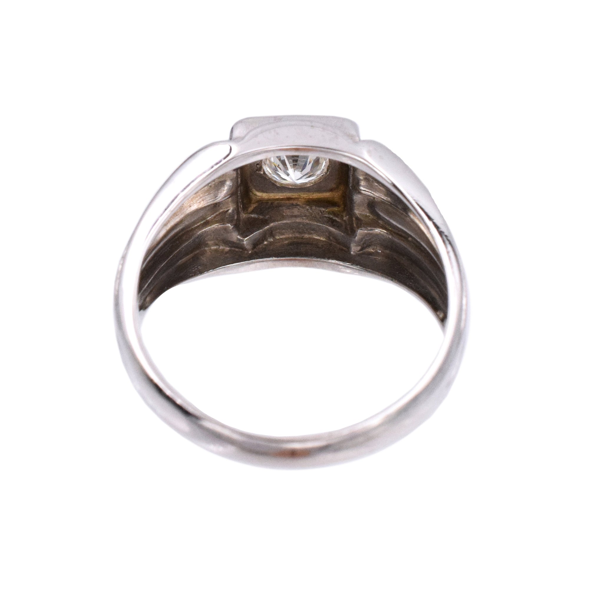 Men's Diamond RIng in 14k White Gold