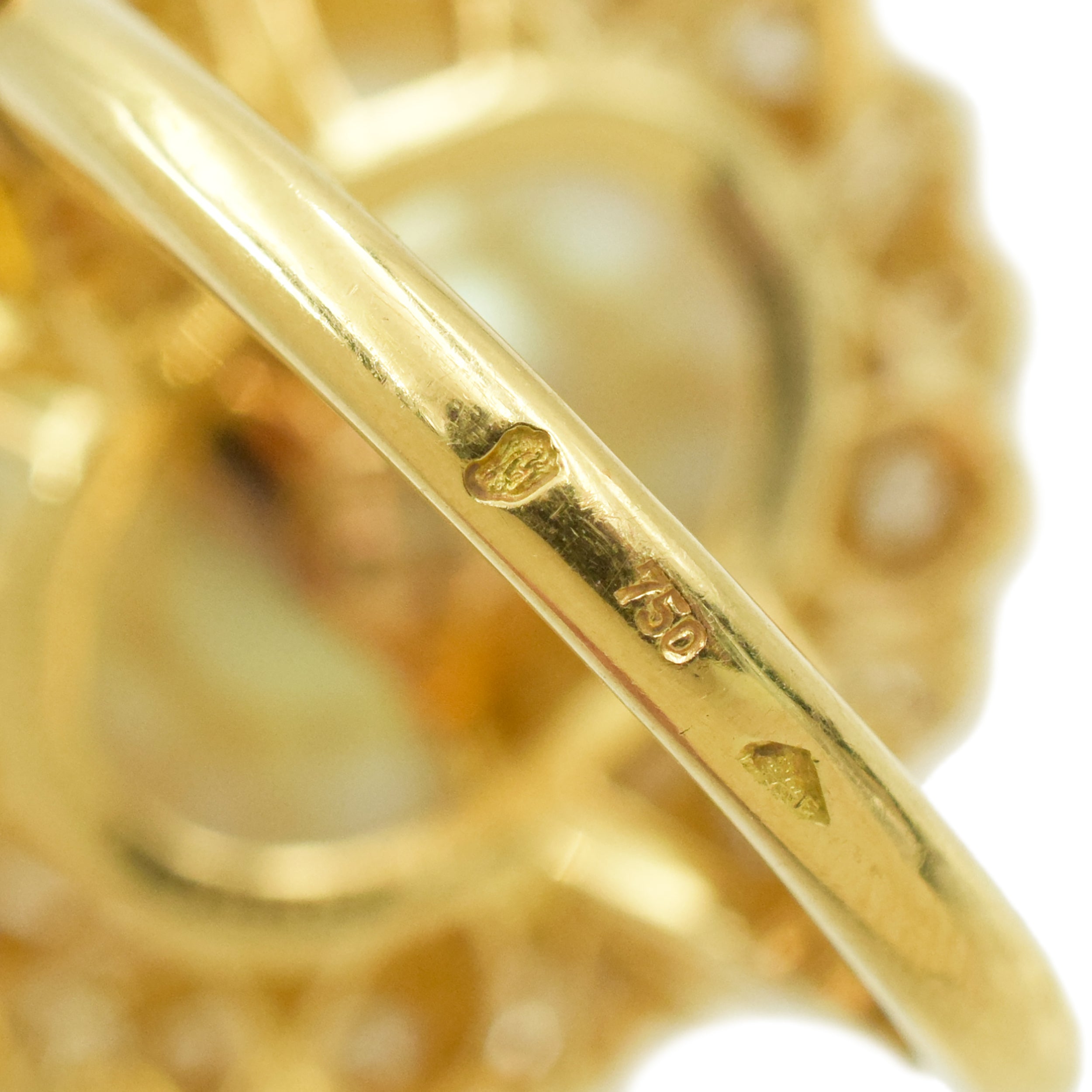 Pearl & Diamond Ballerina Ring by Van Cleef & Arpels