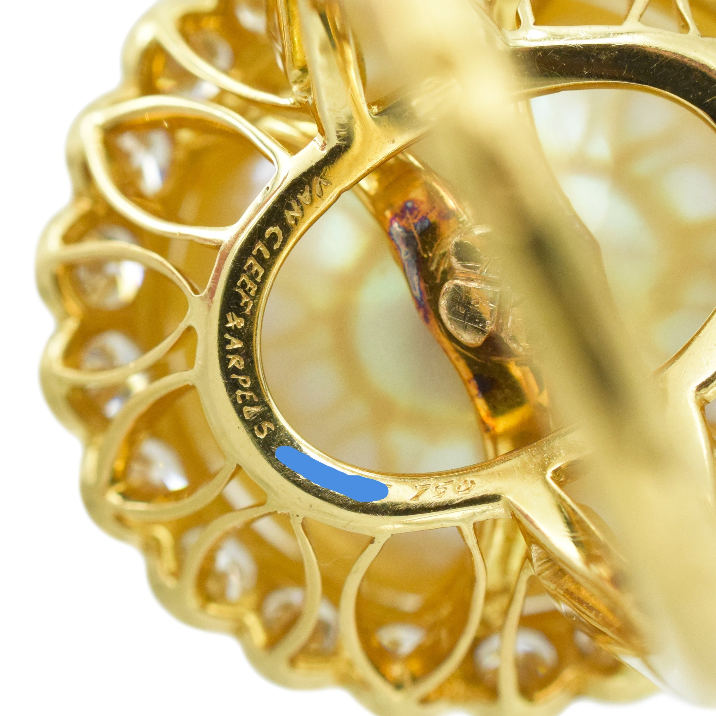 Pearl & Diamond Ballerina Ring by Van Cleef & Arpels