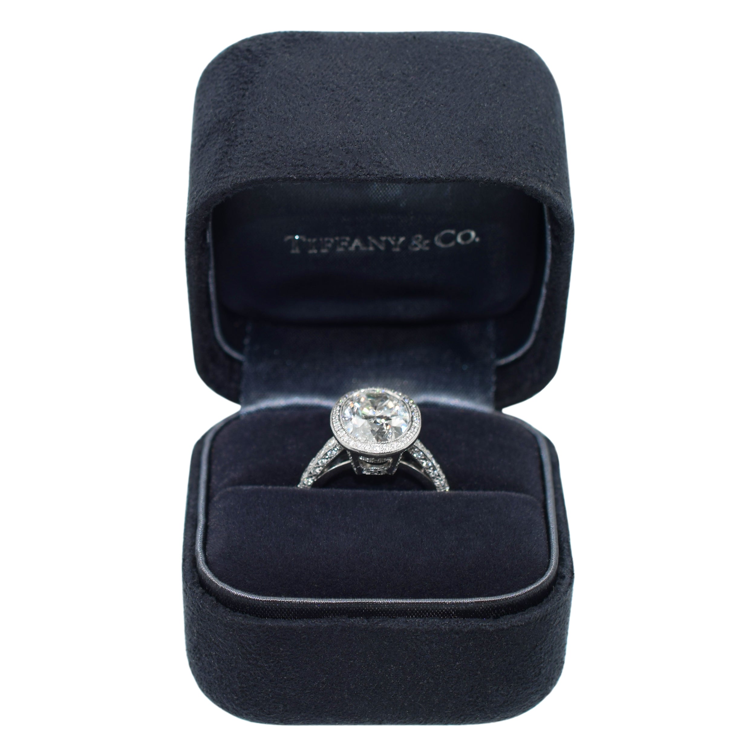 4.85ct. Oval Diamond Engagement Ring by Tiffany & Co.