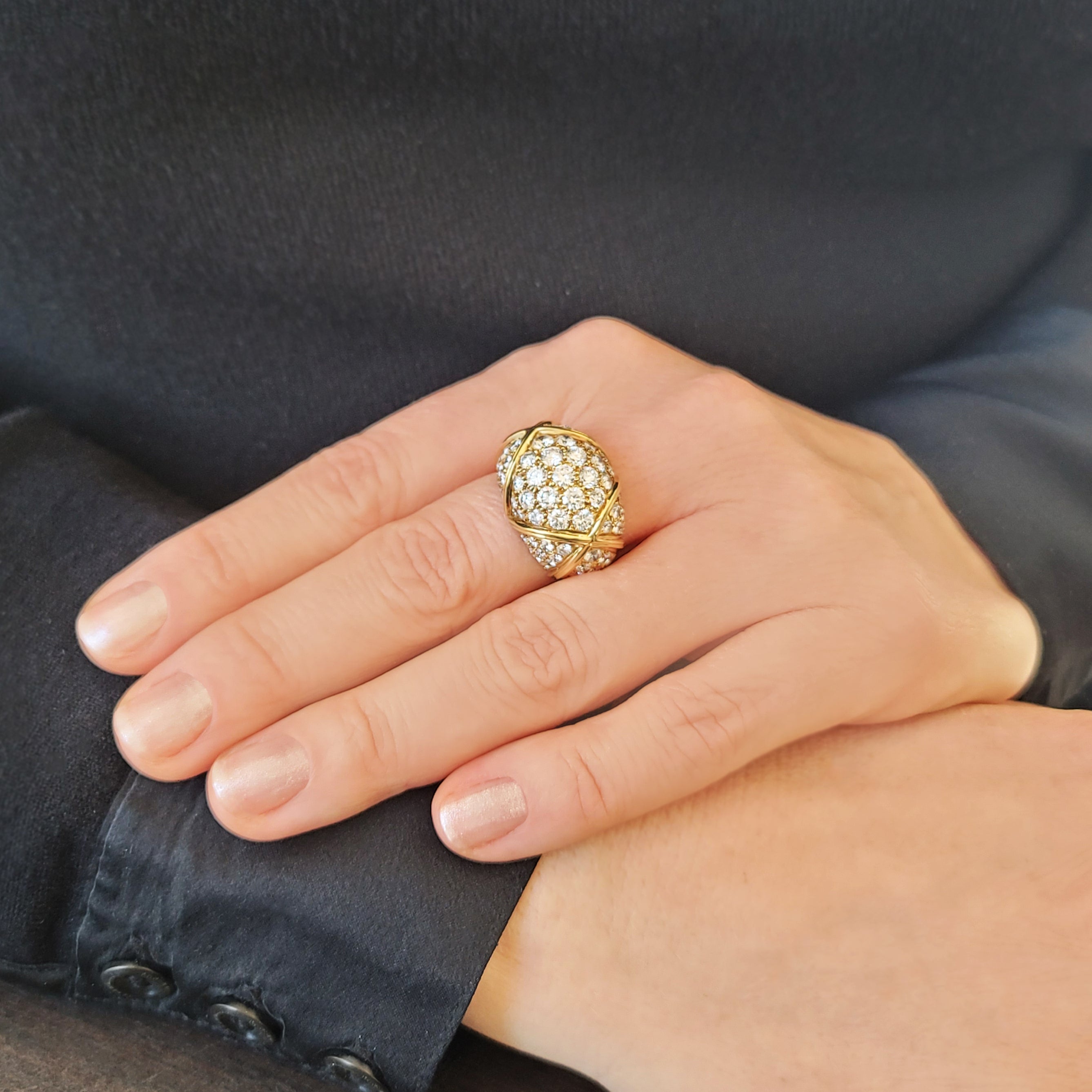Van Cleef & Arpels Diamond Cocktail Ring