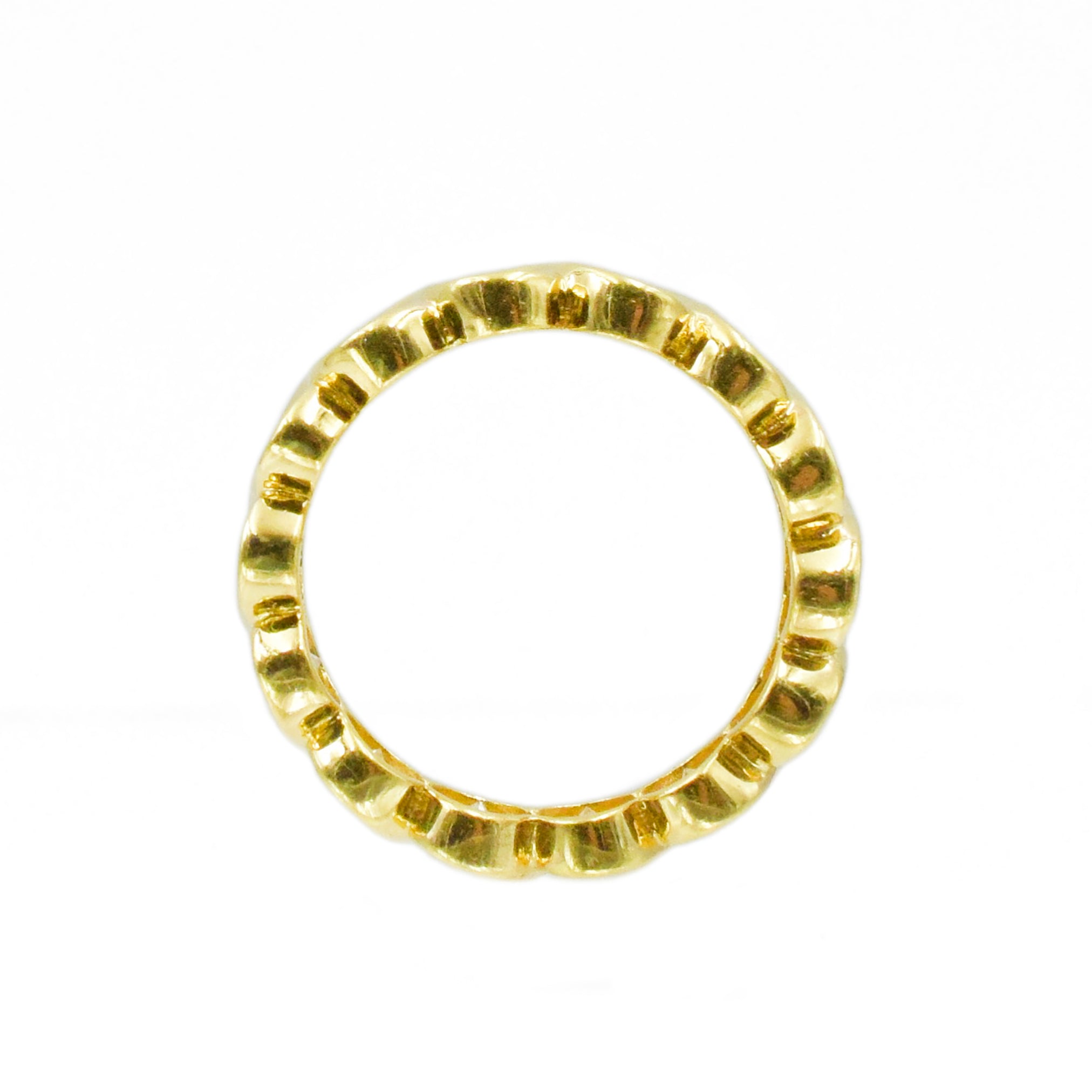 0.75ct Round Diamond Eternity Band in 18K Yellow Gold