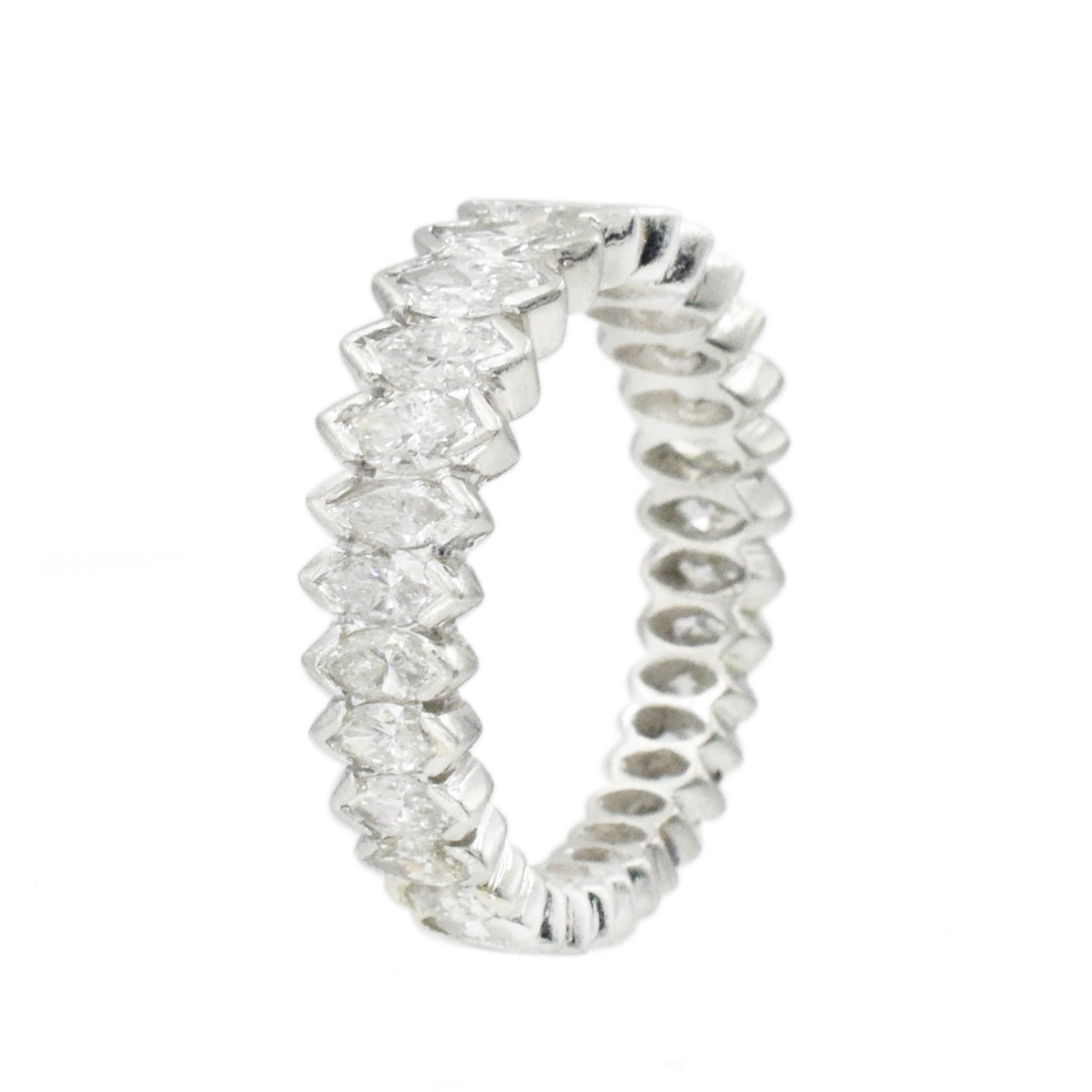 2.75ct Graduating Marquise Diamond Eternity Band