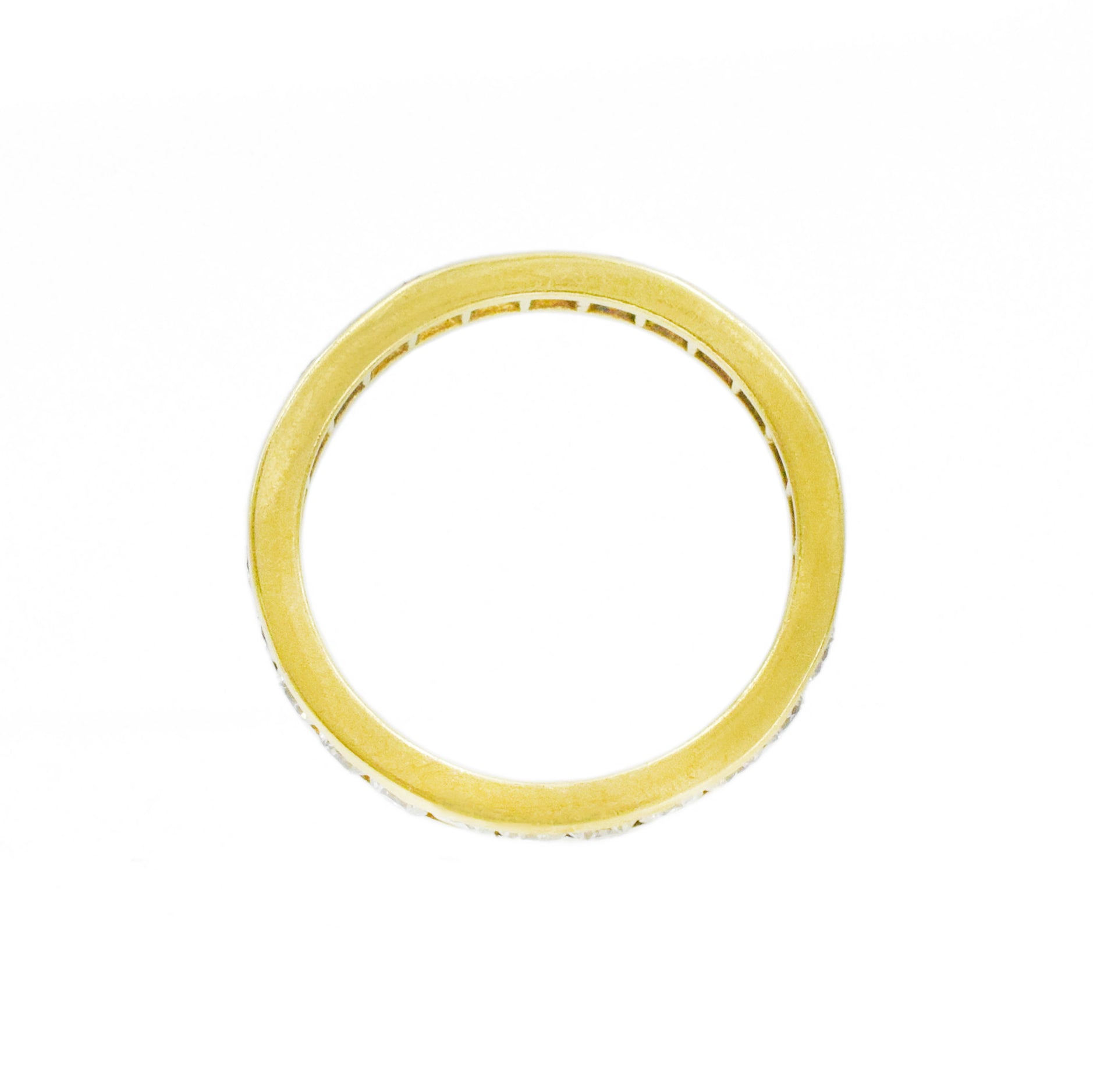 1.40ct Round Diamond Eternity Band in 18K Yellow Gold