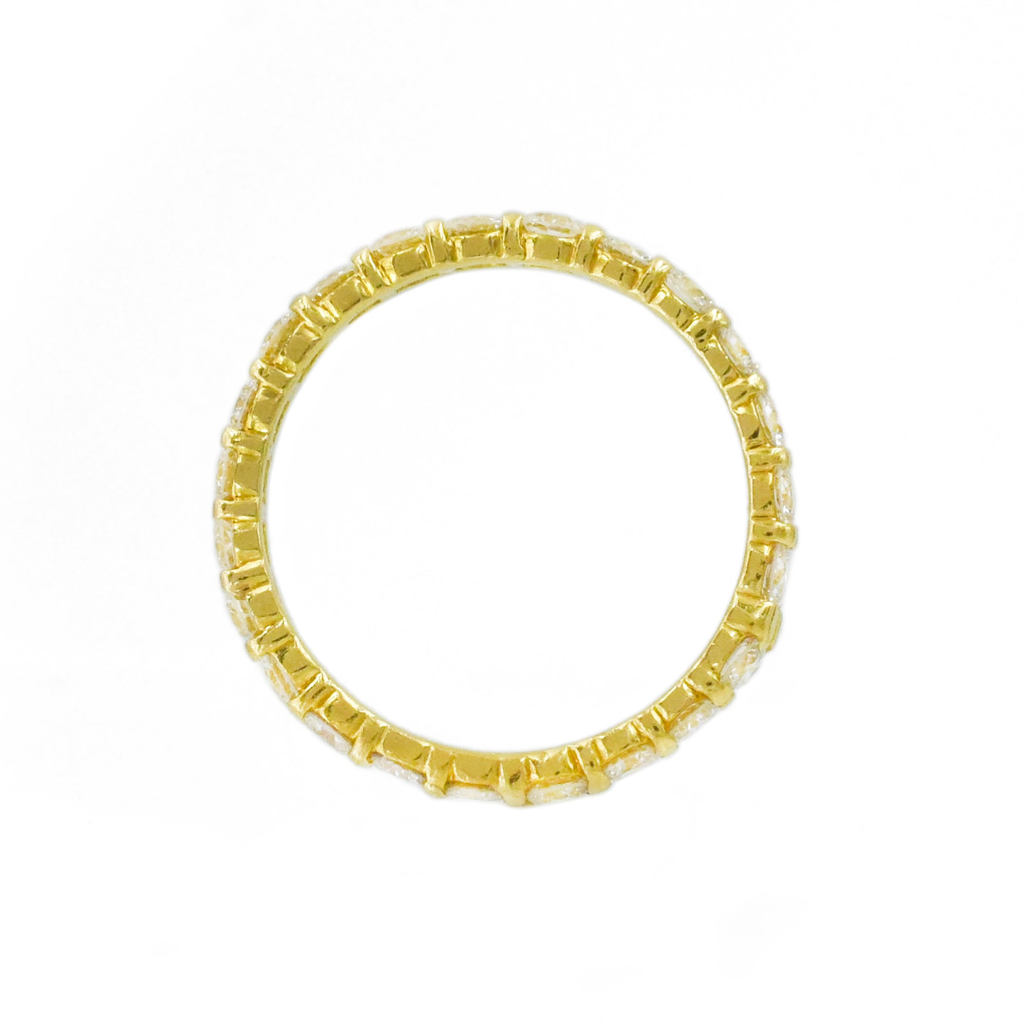 1ct Round Diamond Eternity Band in 18K Yellow Gold