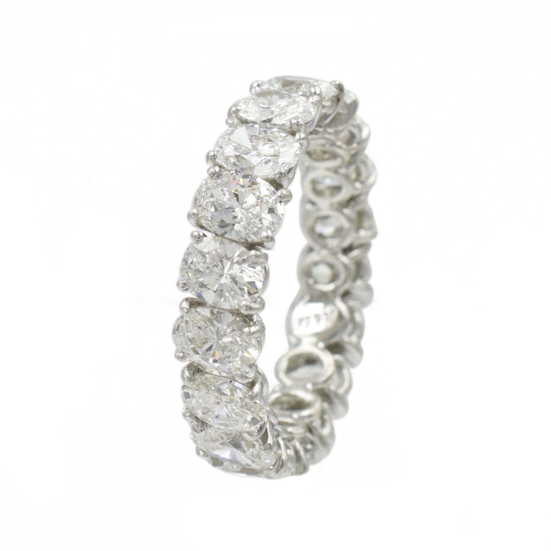 5.05ct Oval Cut Diamond Eternity Wedding & Anniversary Band