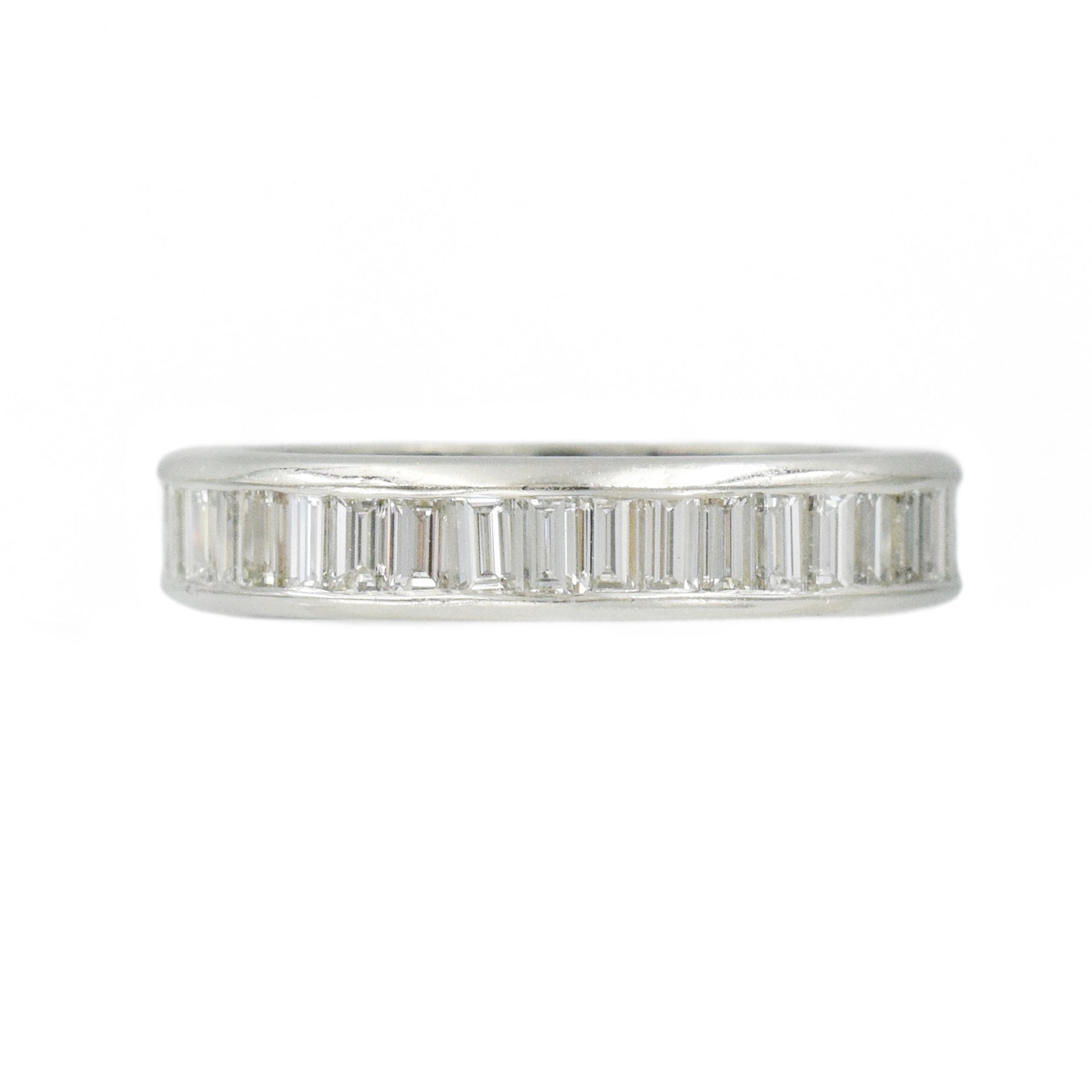 2.02ct Baguette Cut Diamond Eternity Band in Platinum