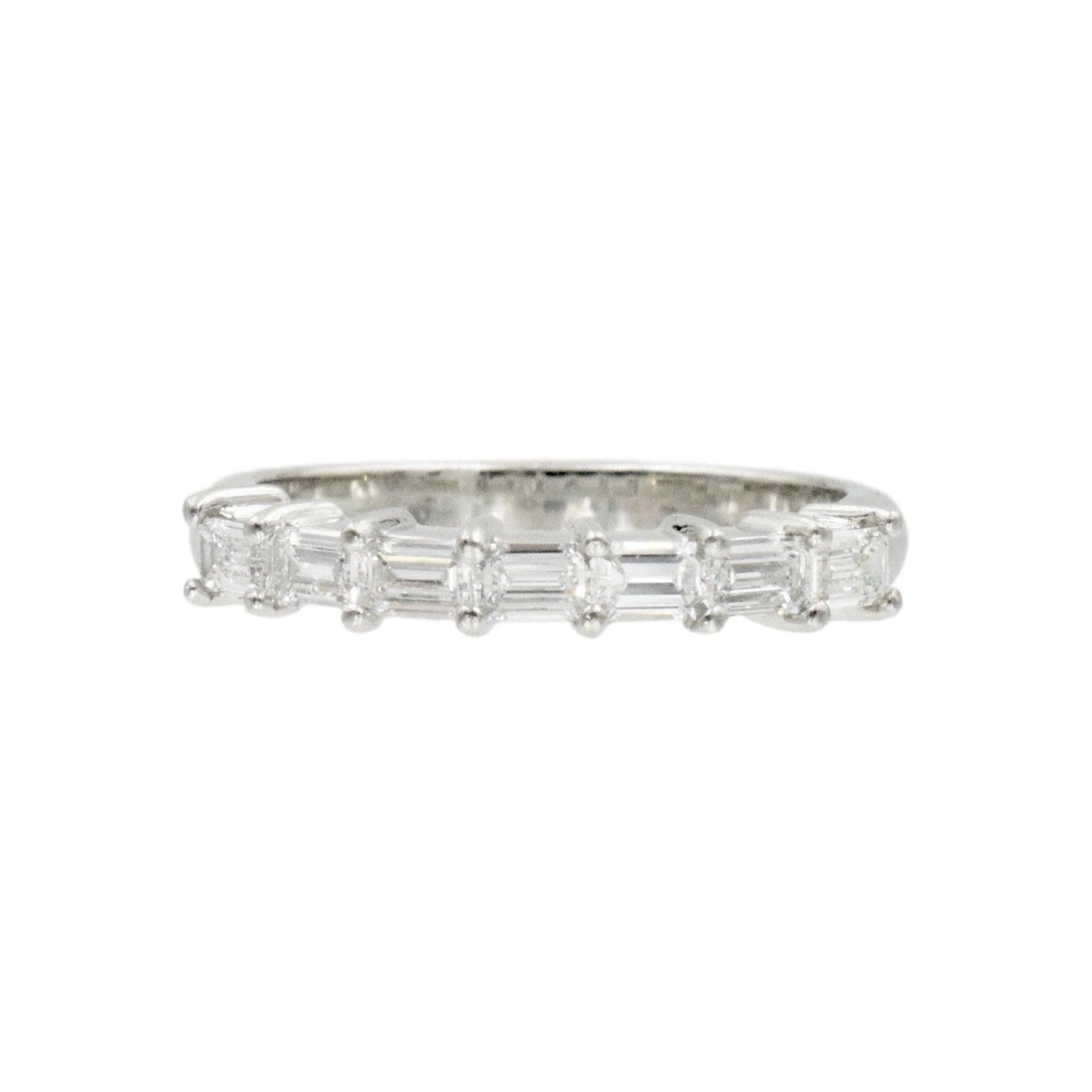 0.65ct Baguette Diamond Band in Platinum