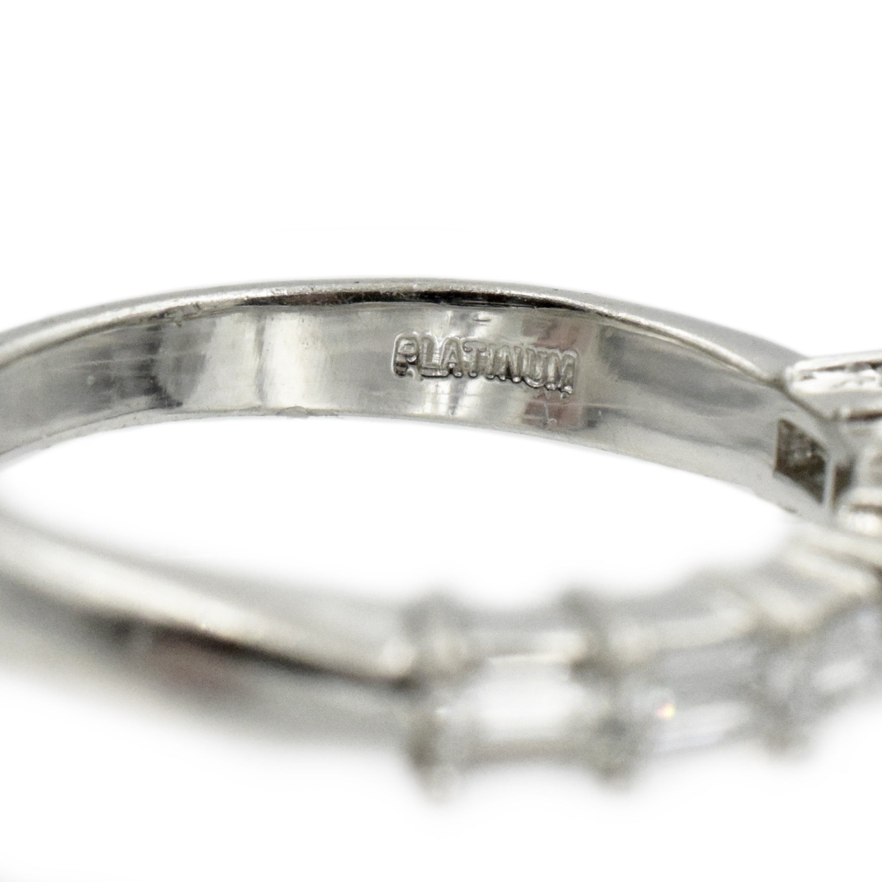0.65ct Baguette Diamond Band in Platinum