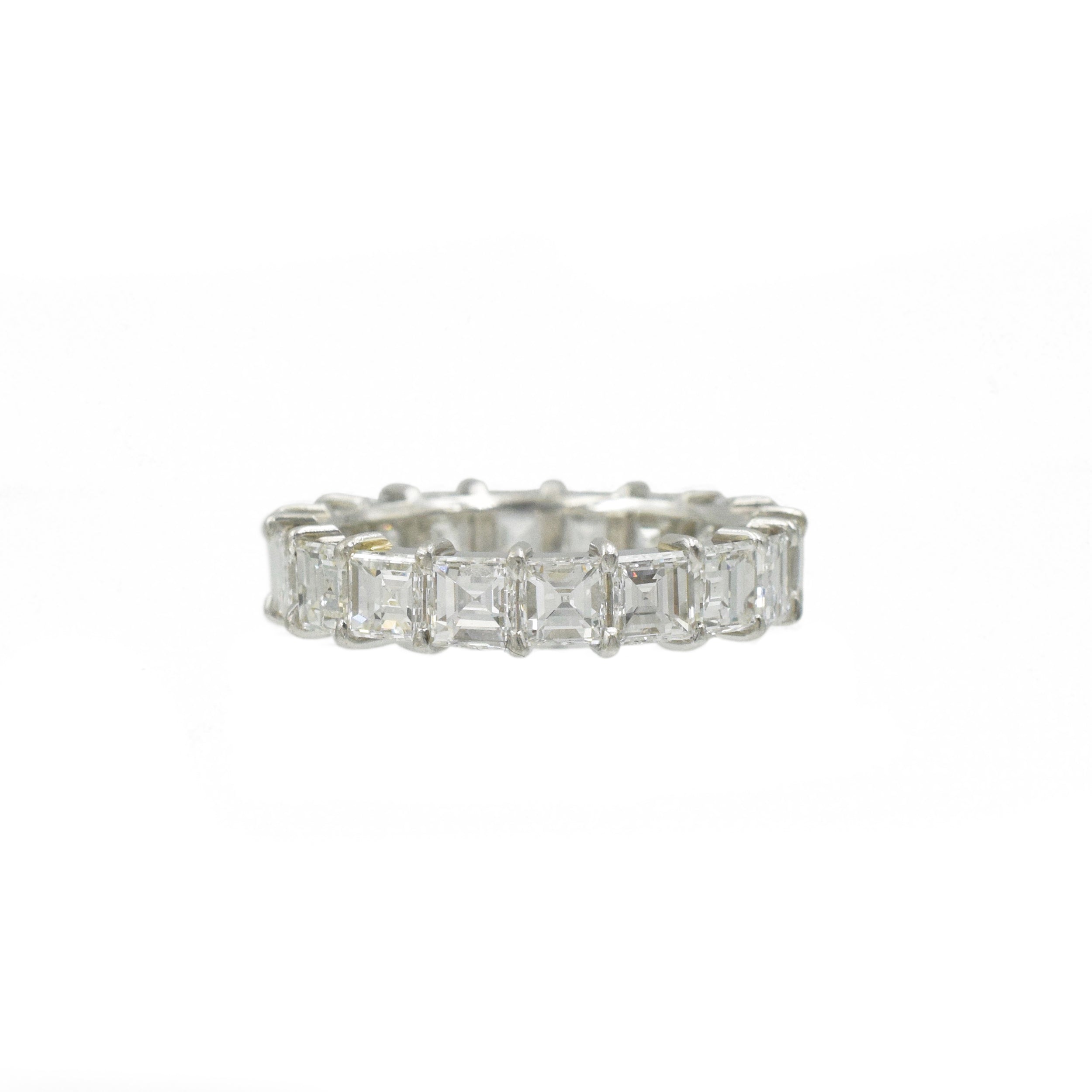 5.25ct Square Cut Diamond Eternity Wedding & Anniversary Band