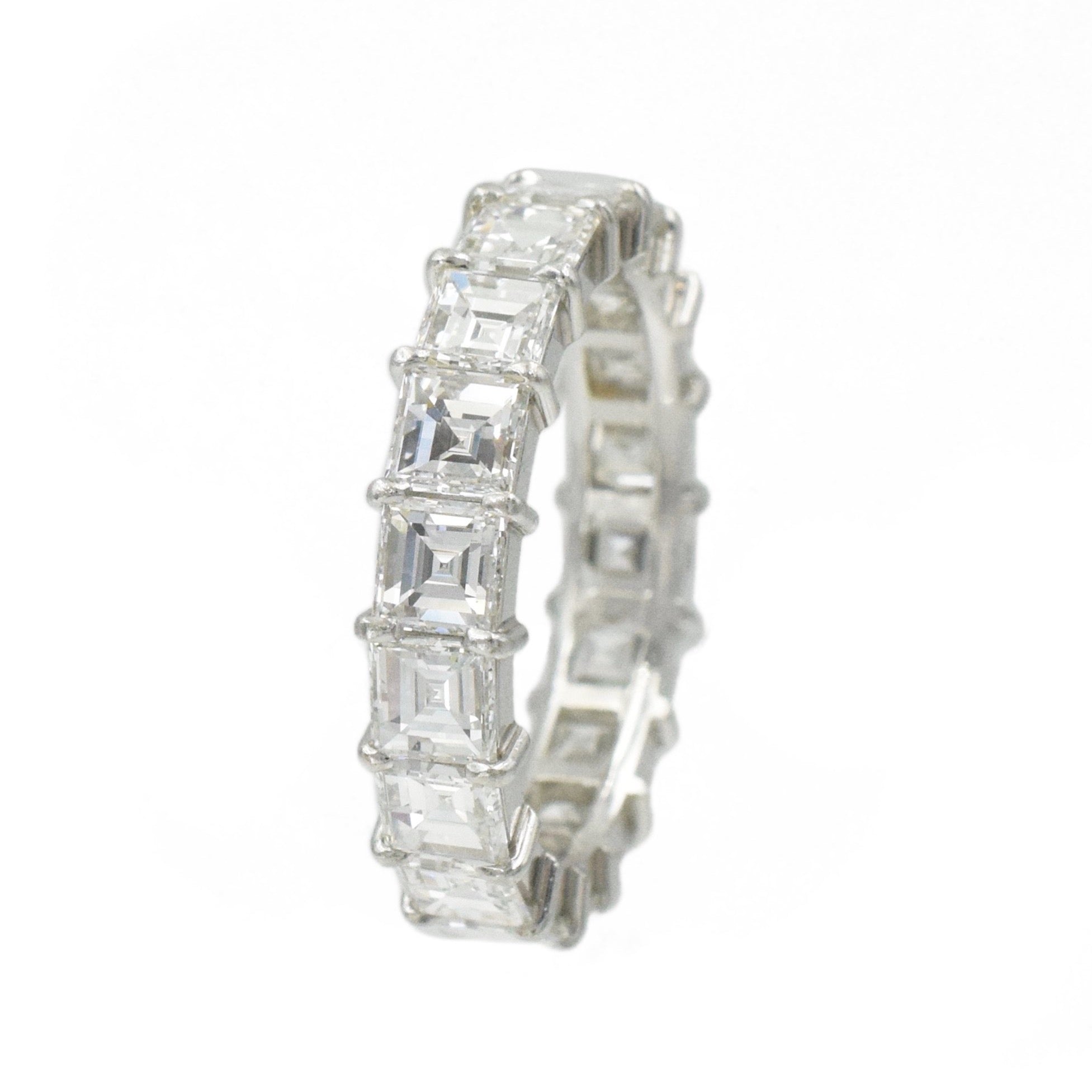 5.25ct Square Cut Diamond Eternity Wedding & Anniversary Band