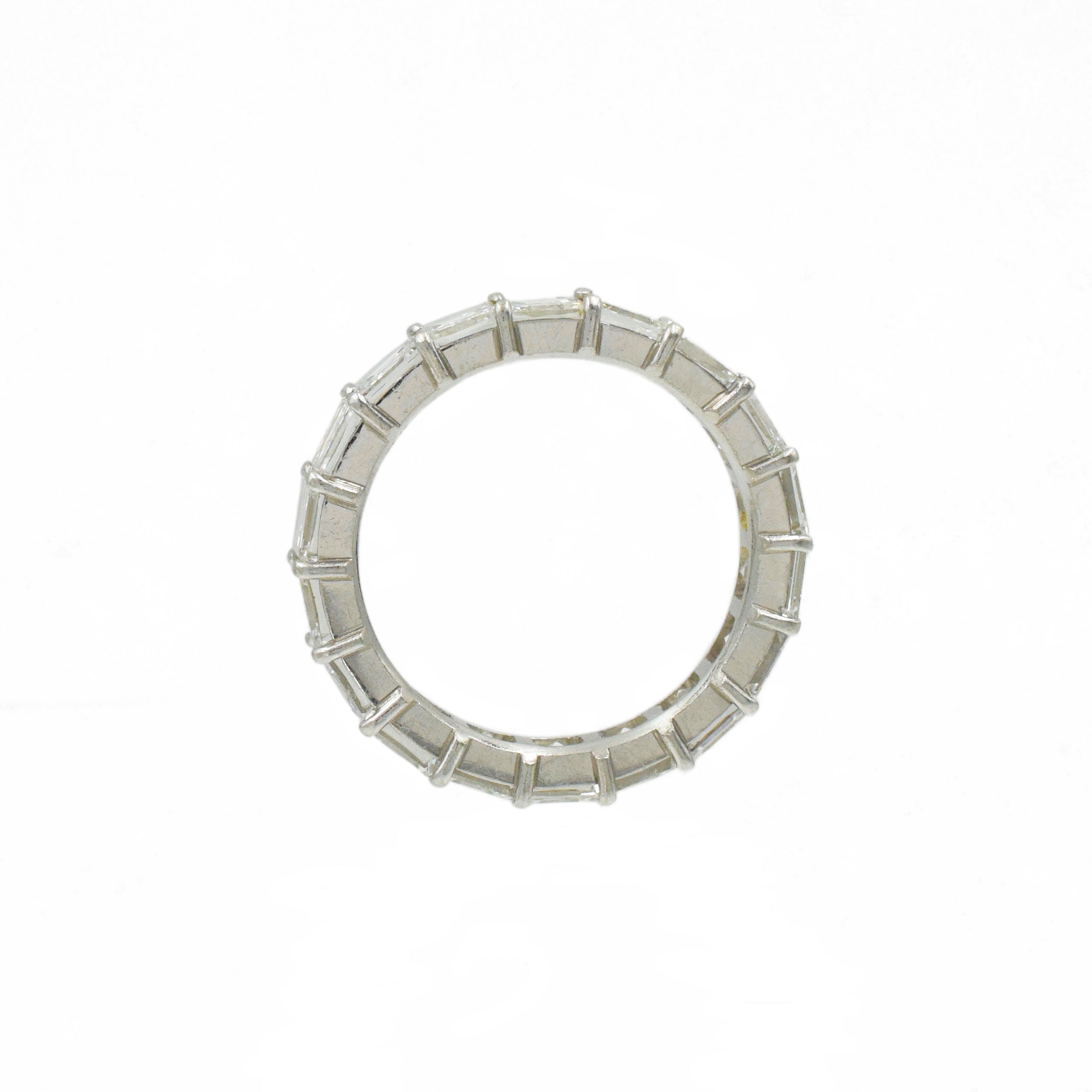 5.25ct Square Cut Diamond Eternity Wedding & Anniversary Band