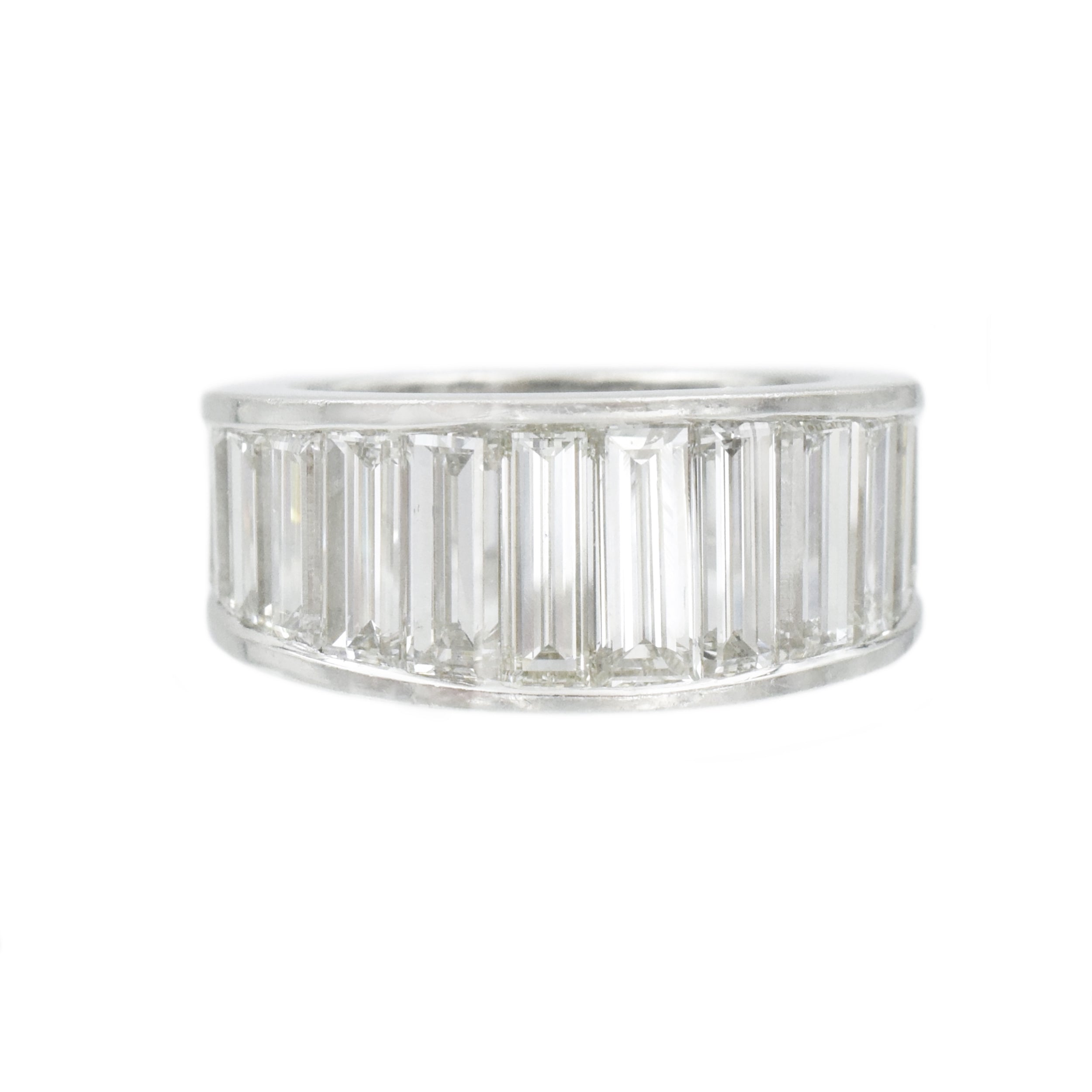 7.50ct Baguette Diamond Eternity Band in Platinum