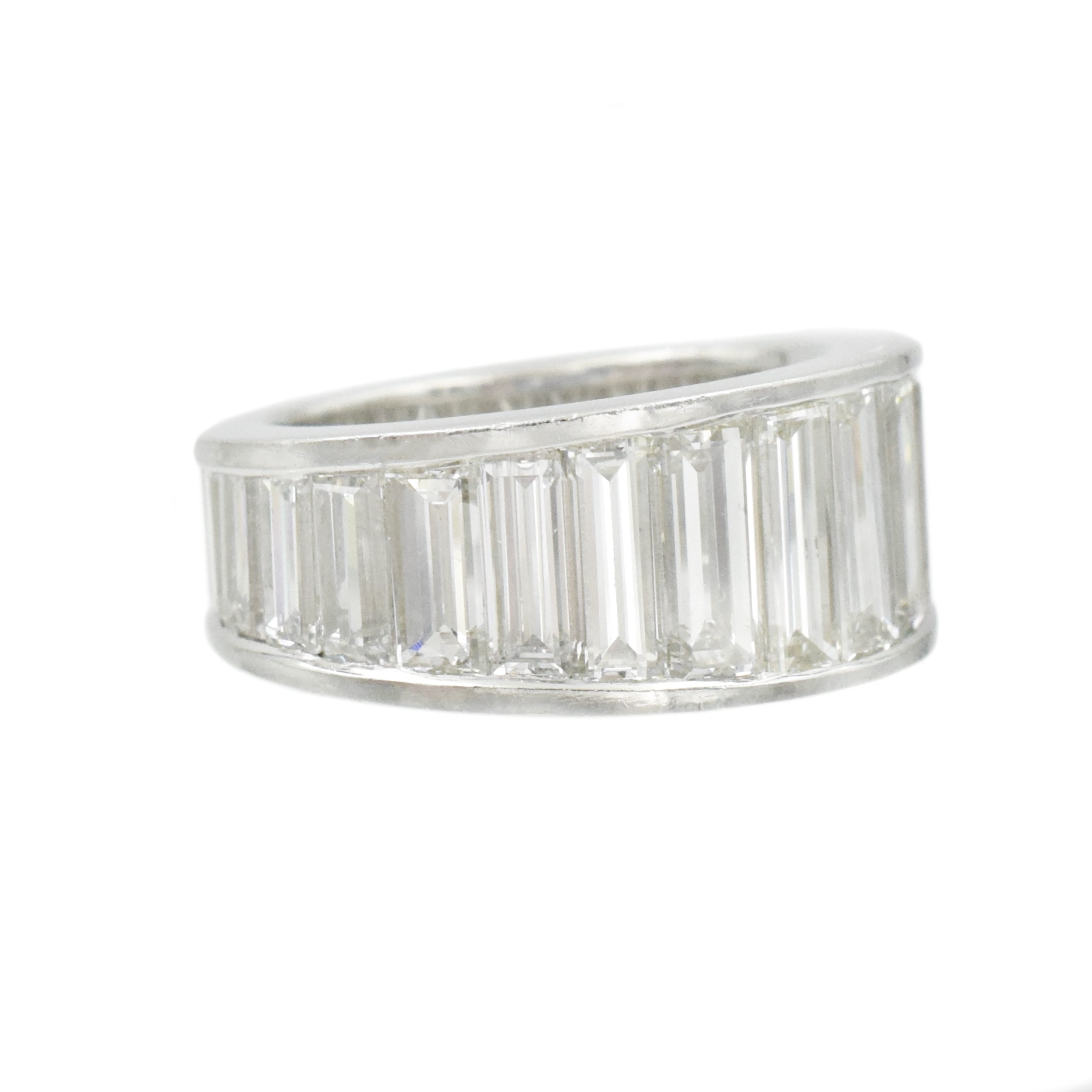 7.50ct Baguette Diamond Eternity Band in Platinum