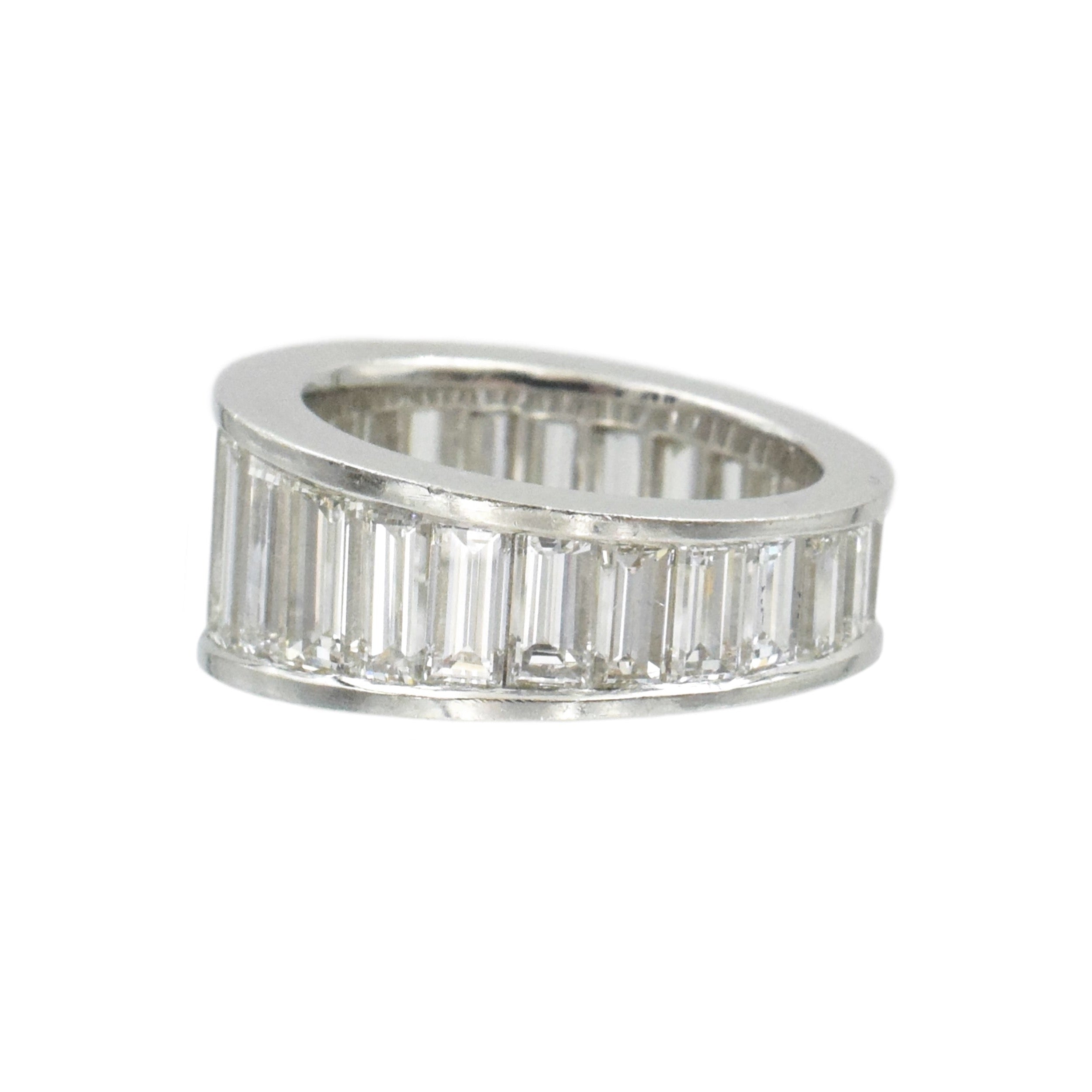 7.50ct Baguette Diamond Eternity Band in Platinum