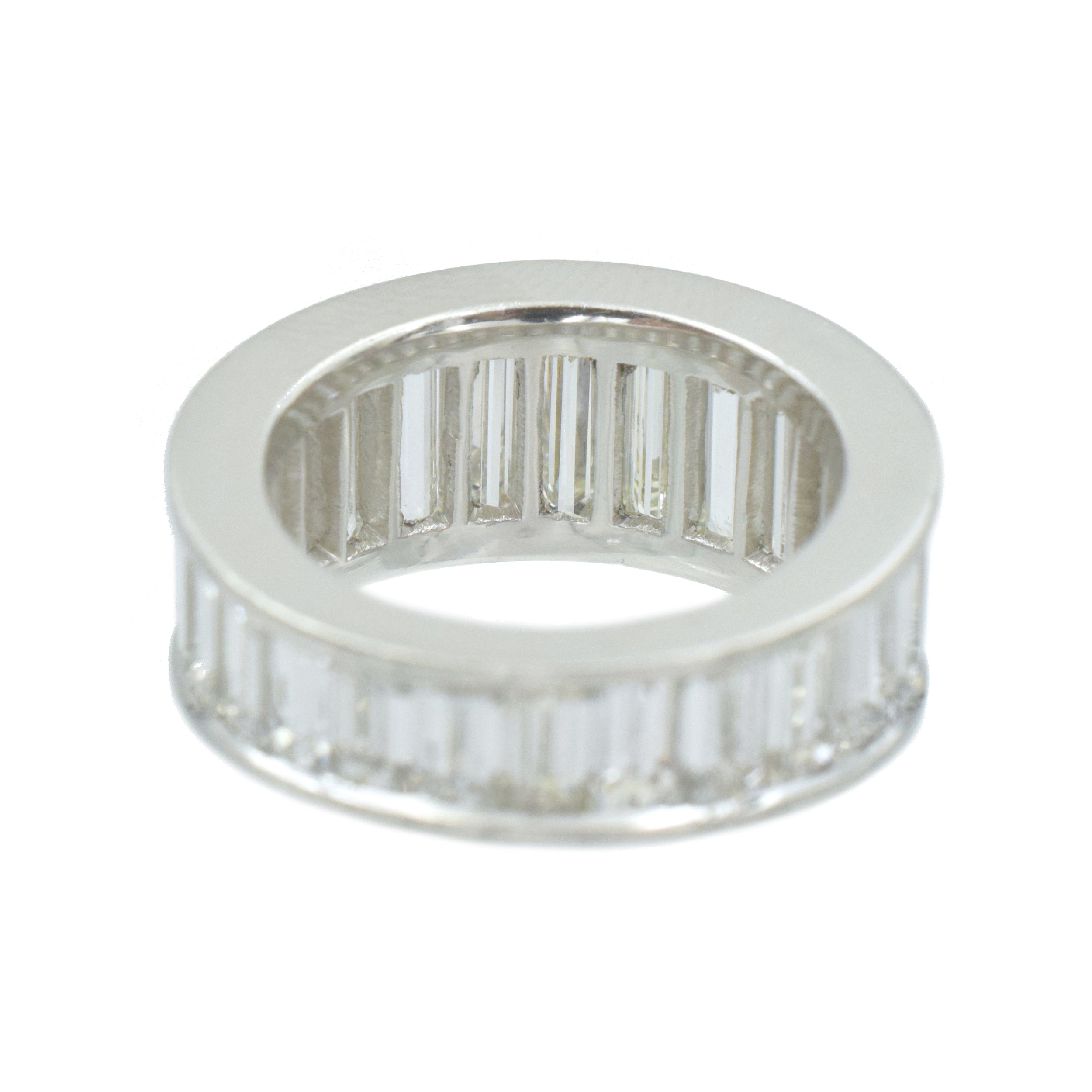 7.50ct Baguette Diamond Eternity Band in Platinum
