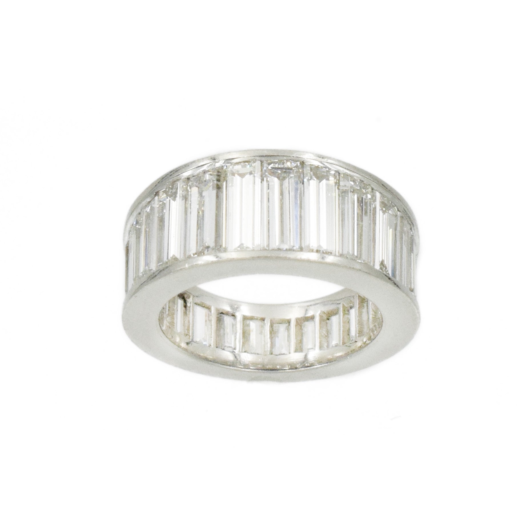 7.50ct Baguette Diamond Eternity Band in Platinum