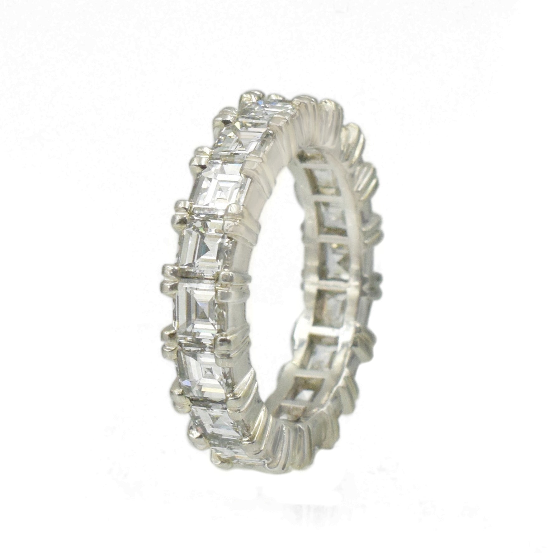 4.75ct Square Cut Diamonds Eternity Wedding & Anniversary Band