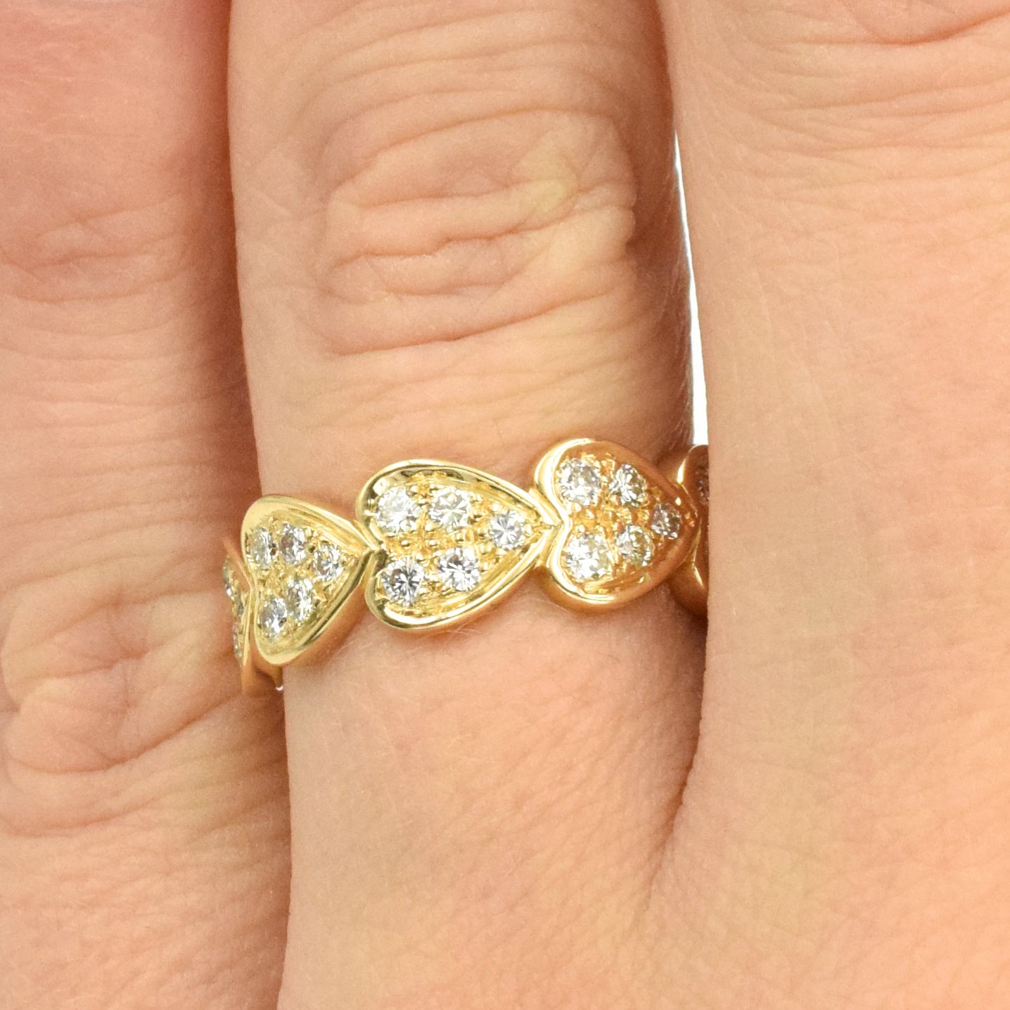 Cartier Diamond Eternity Heart Ring