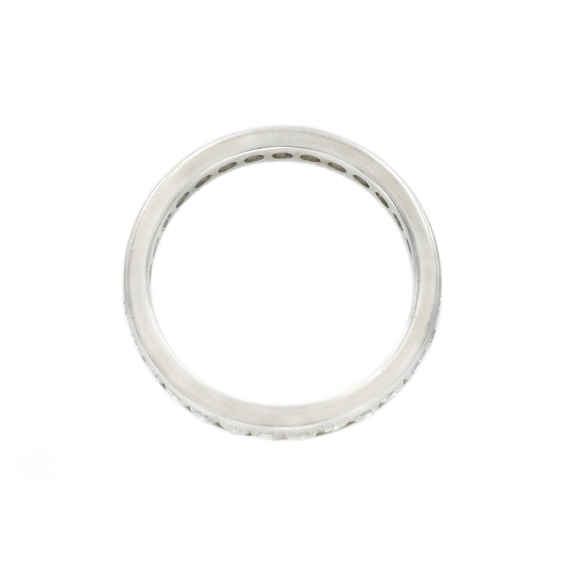 0.90ct Diamond Eternity Wedding Band in 14k White Gold