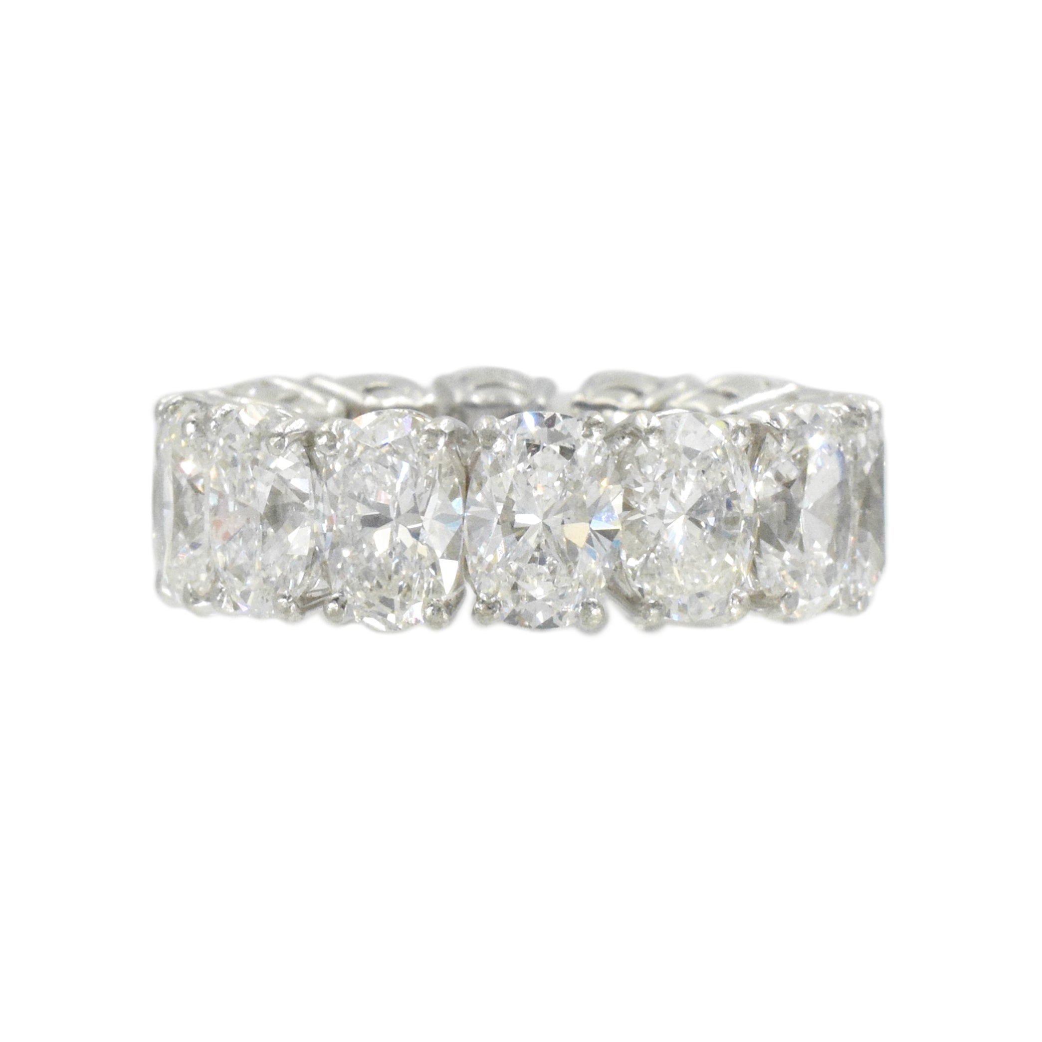 10.50ct Graff's Oval Diamond Eternity Wedding Band