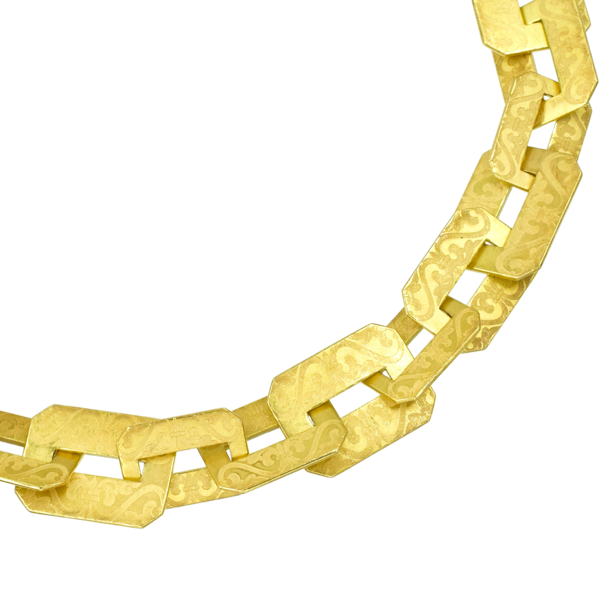 Youmna 18k Yellow Gold Large Link Necklace