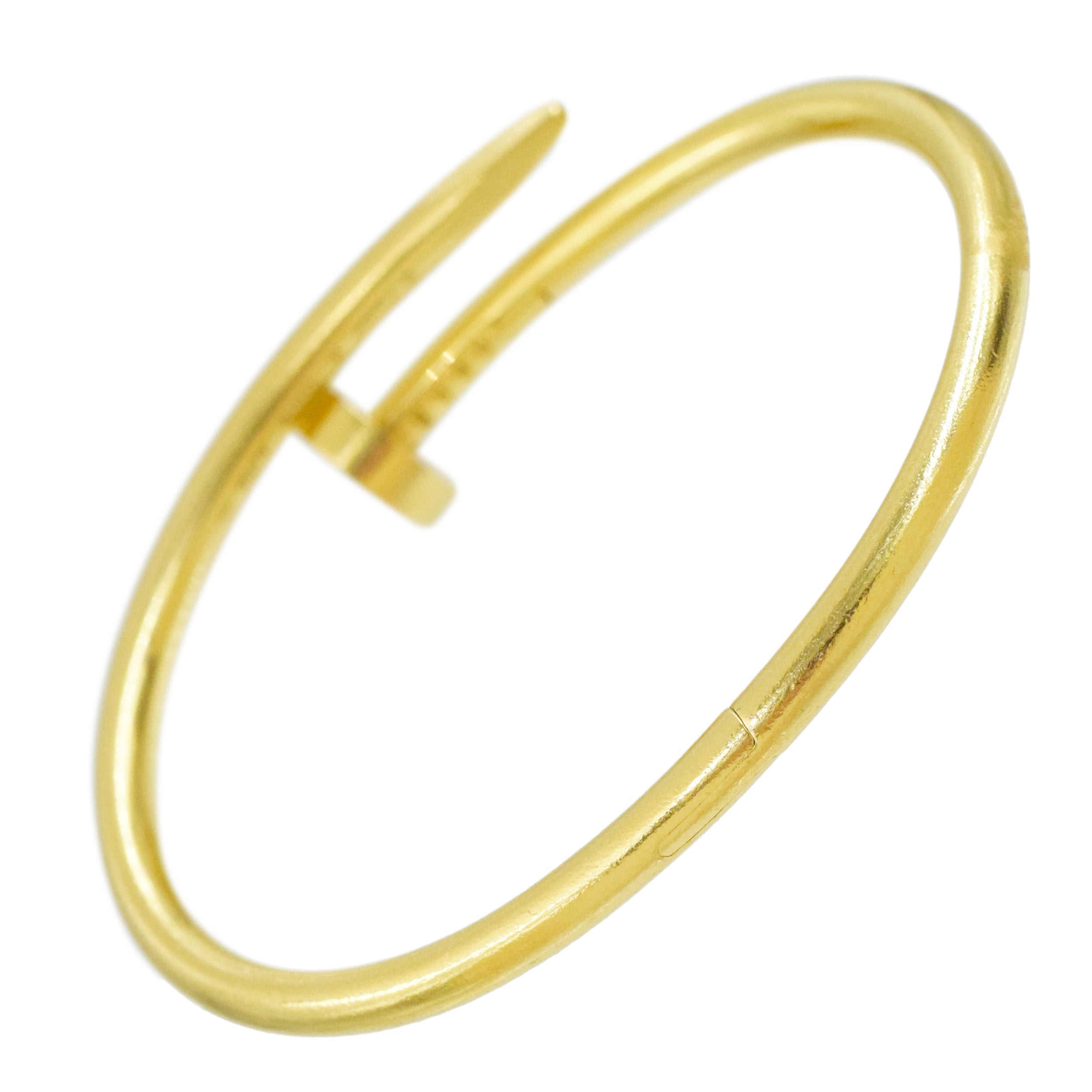 Cartier 'Just Un Clou' Bracelet In 18k Yellow Gold, Size 16
