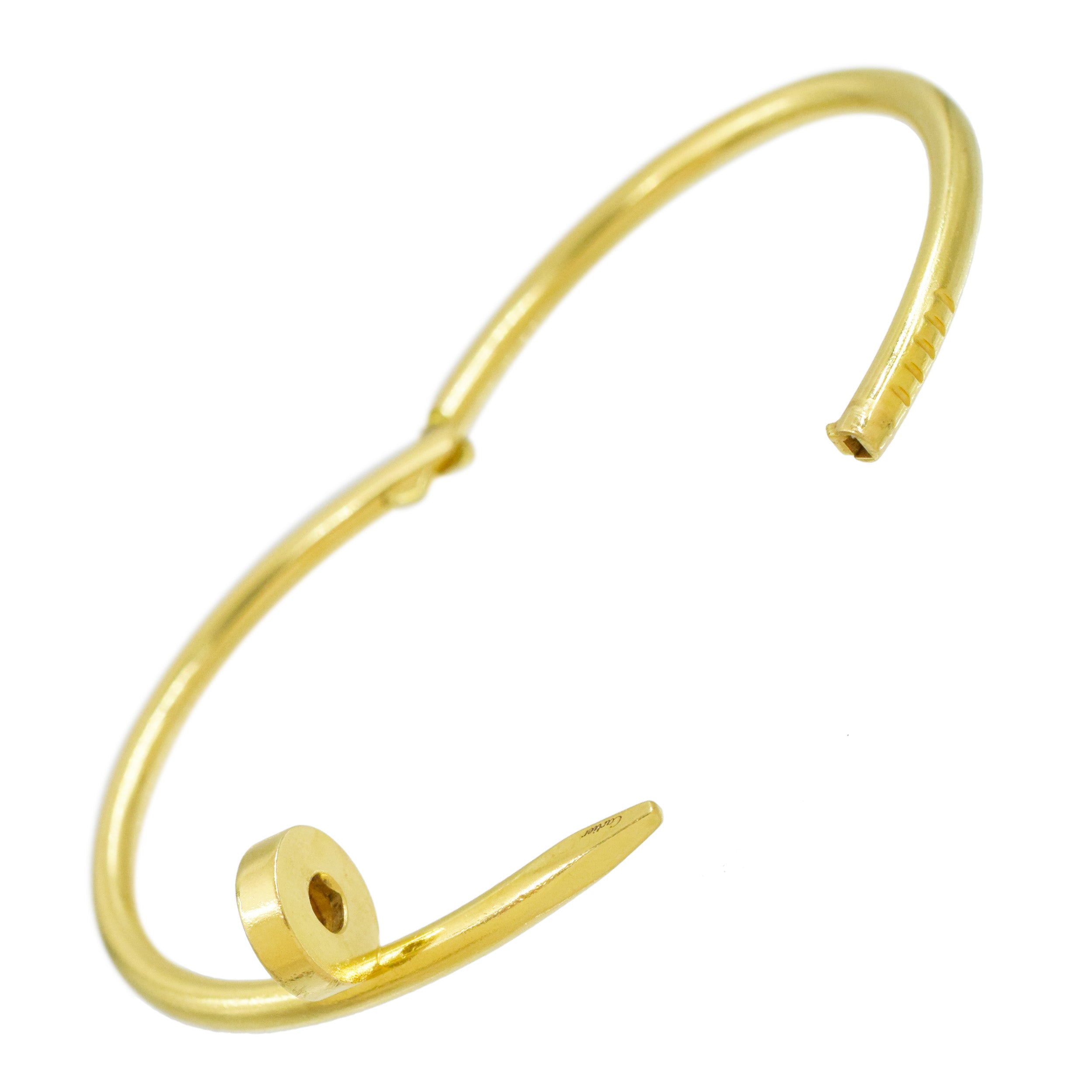 Cartier 'Just Un Clou' Bracelet In 18k Yellow Gold, Size 16