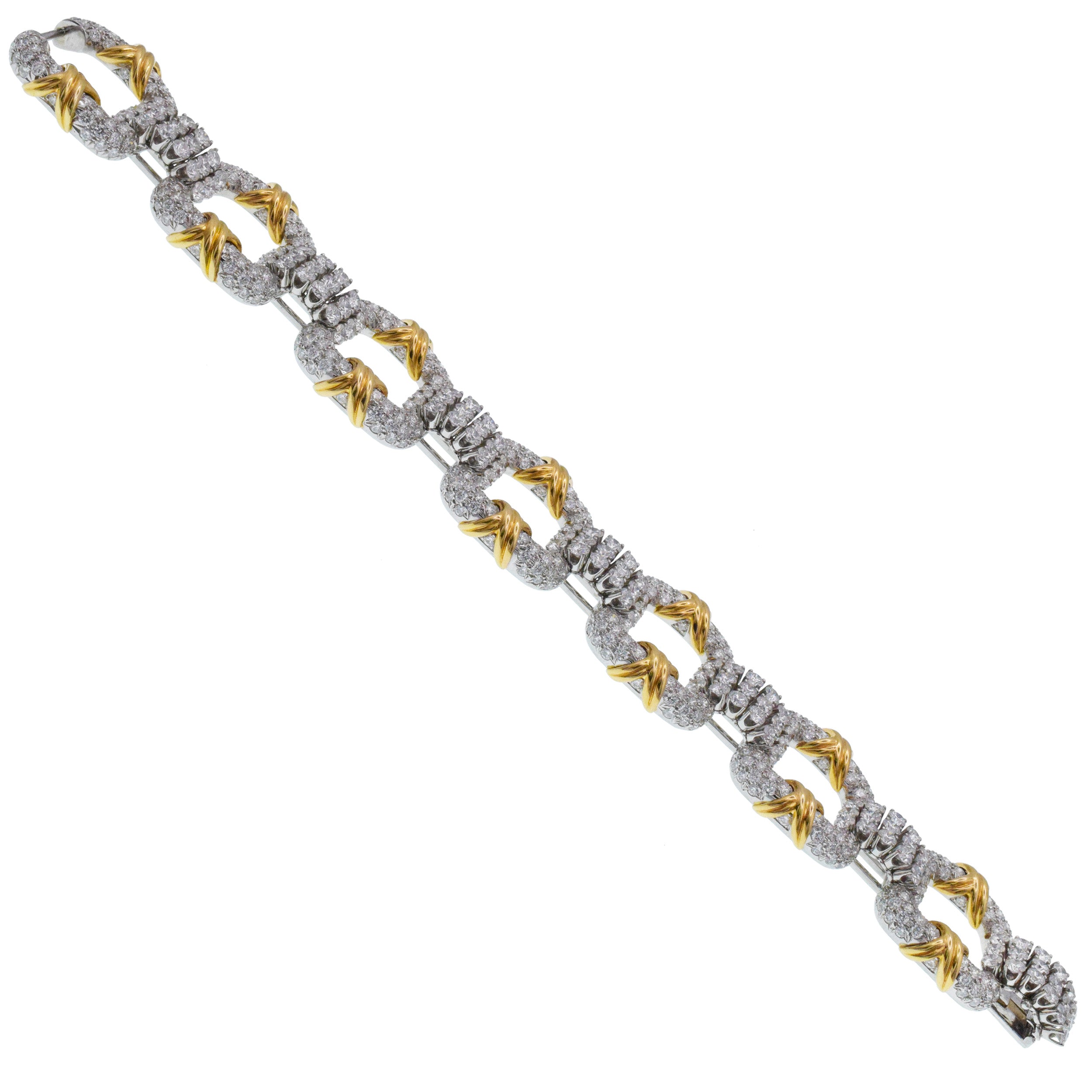 Tiffany&Co. Diamond 'Cooper" Bracelet By Jean Schlumberger