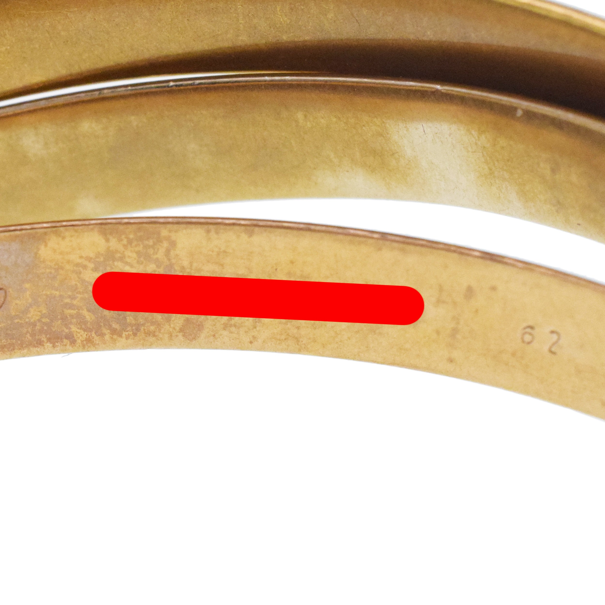 Cartier Trinity Bangle Bracelet In 18k Tri-Tone Gold