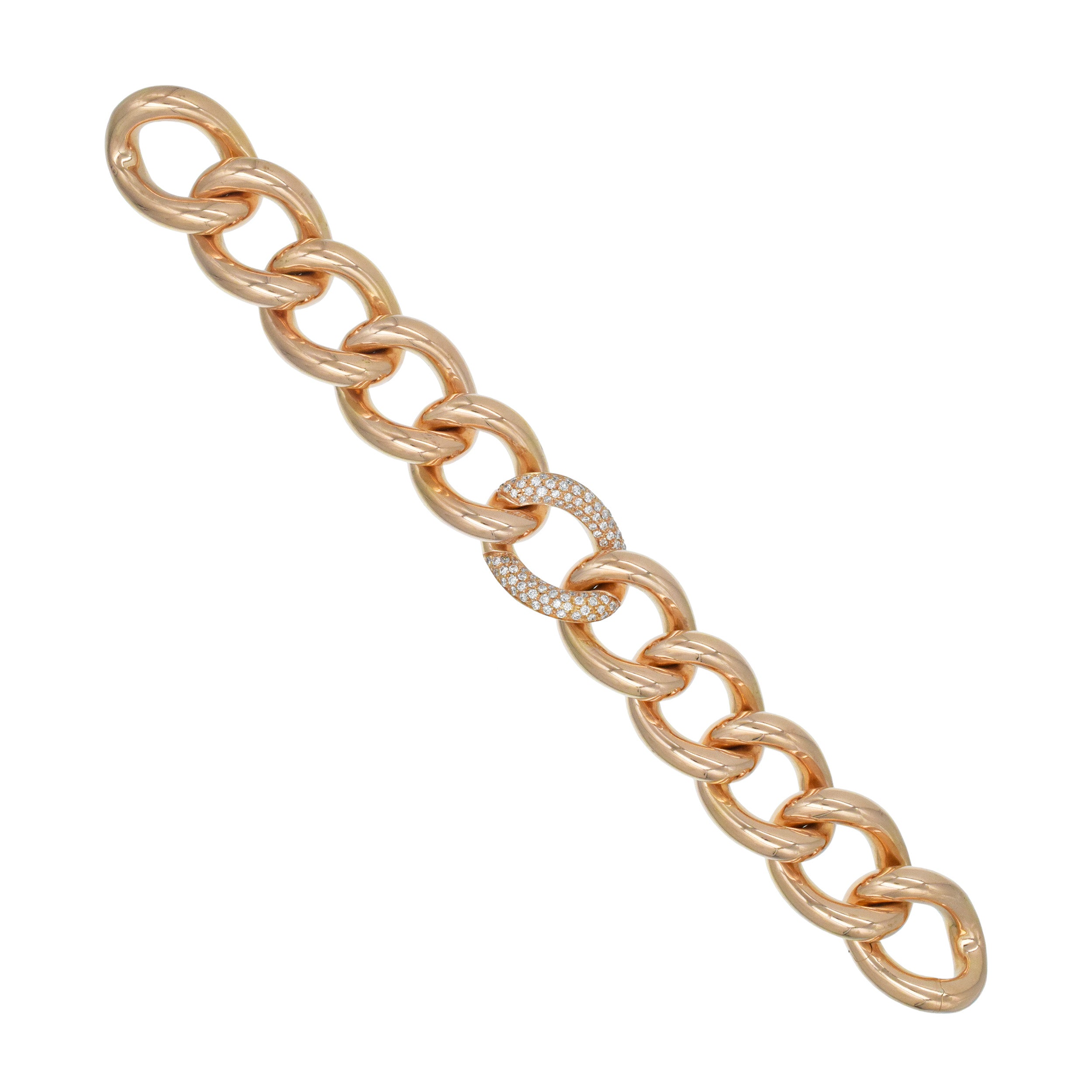 Tiffany & Co. Diamond and 18k Rose Gold Bracelet