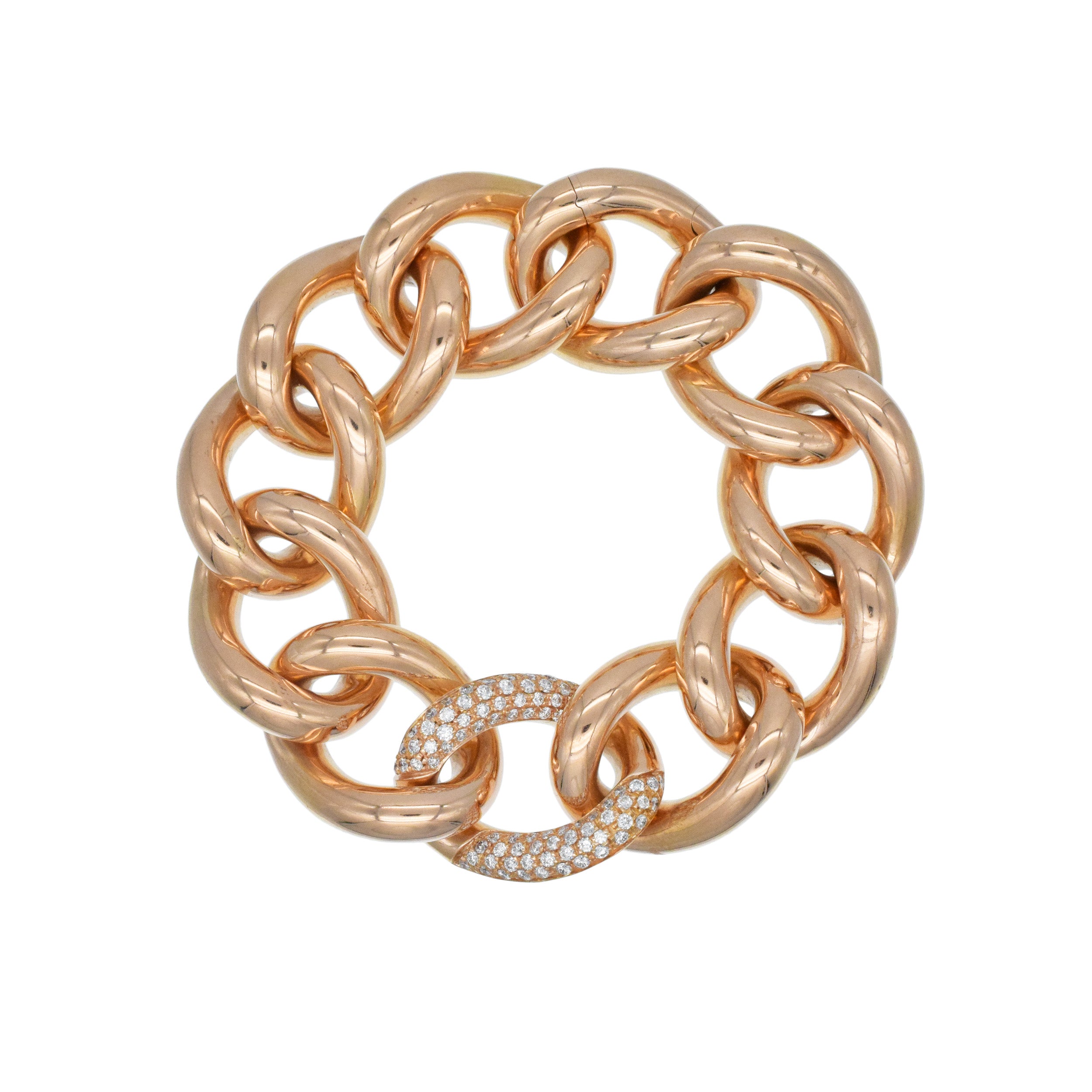 Tiffany & Co. Diamond and 18k Rose Gold Bracelet