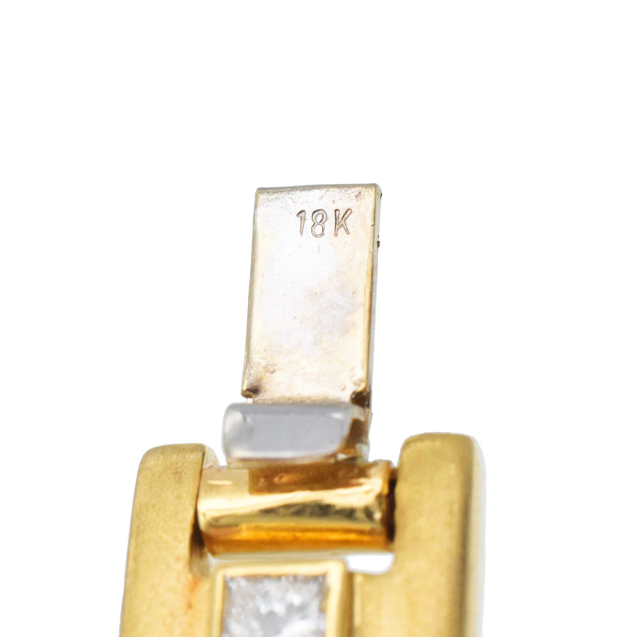 2.20ct Diamond Bracelet In 18k Two Tone Gold
