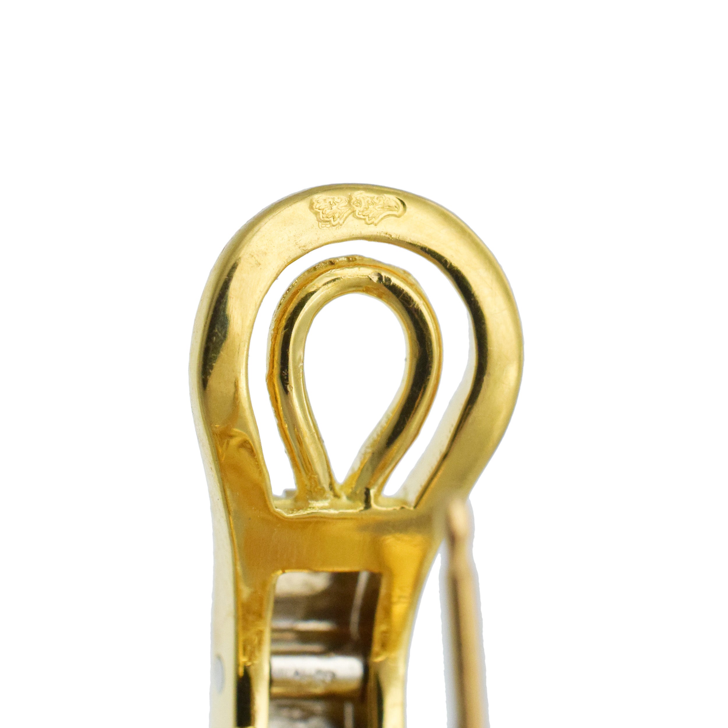 Bulgari Diamond Huggie Earrings In 18k Yellow Gold