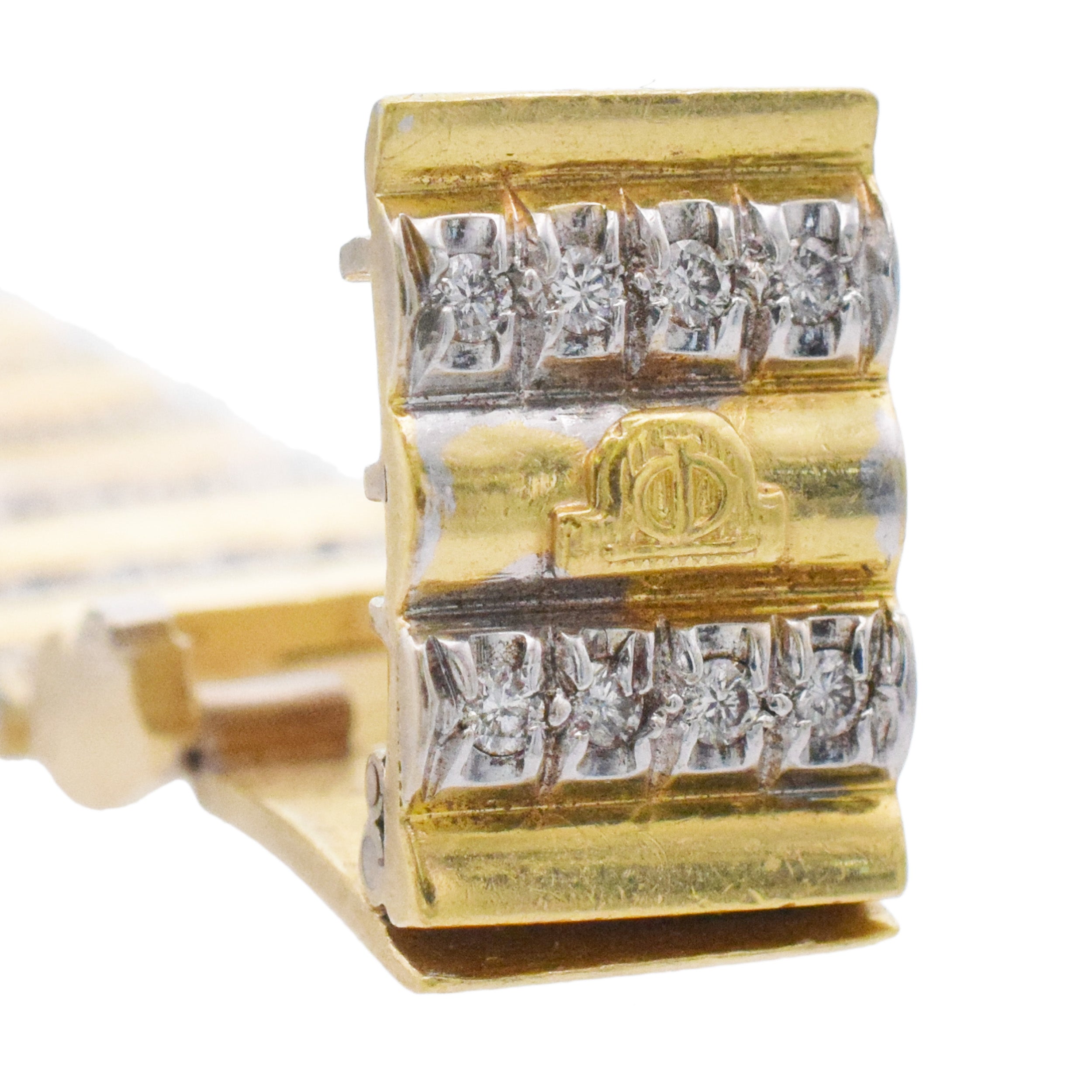 Baume & Mercier 18K Yellow Gold And Damond  Wrist Watch