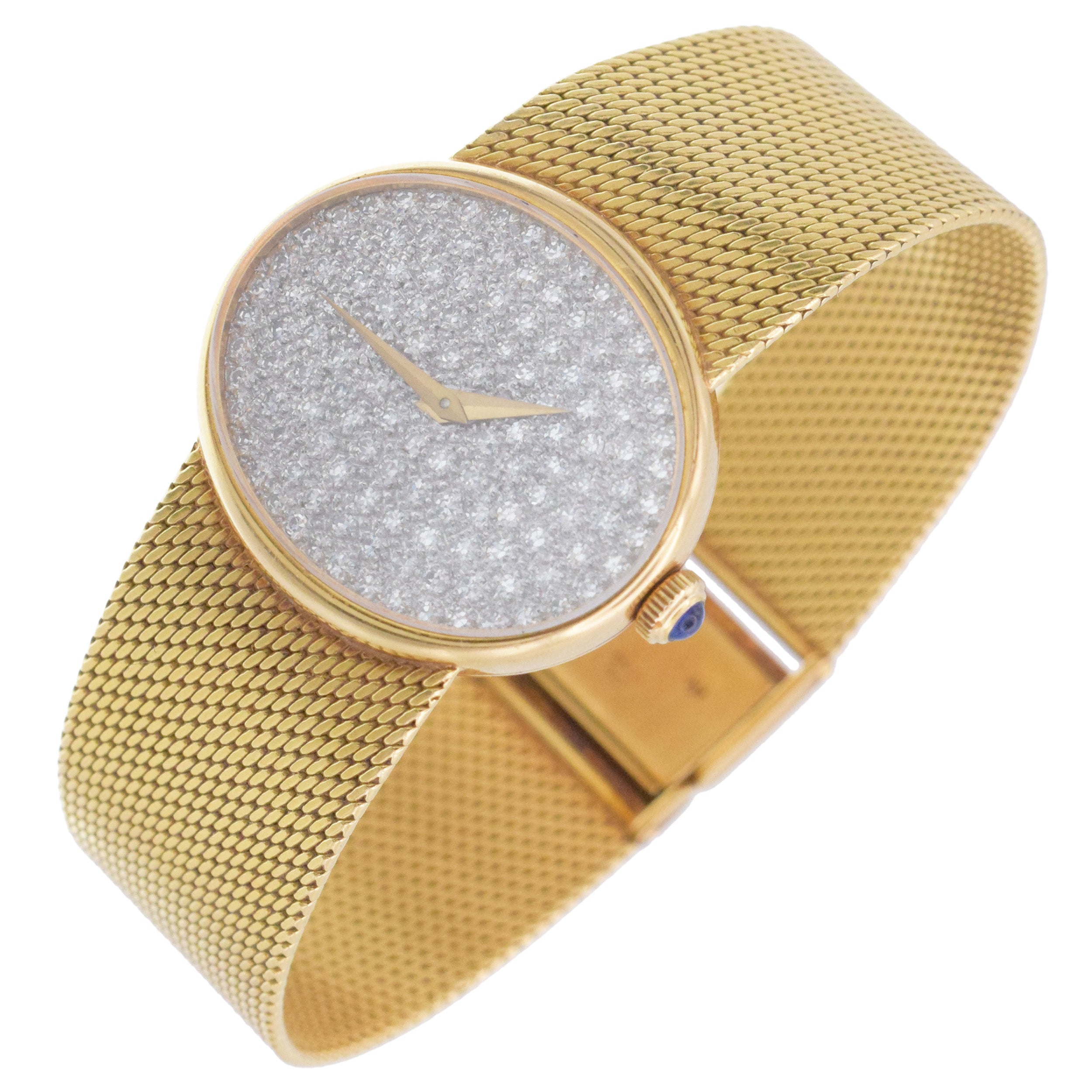 Baume & Mercier 18K Yellow Gold And Diamond Wristwatch