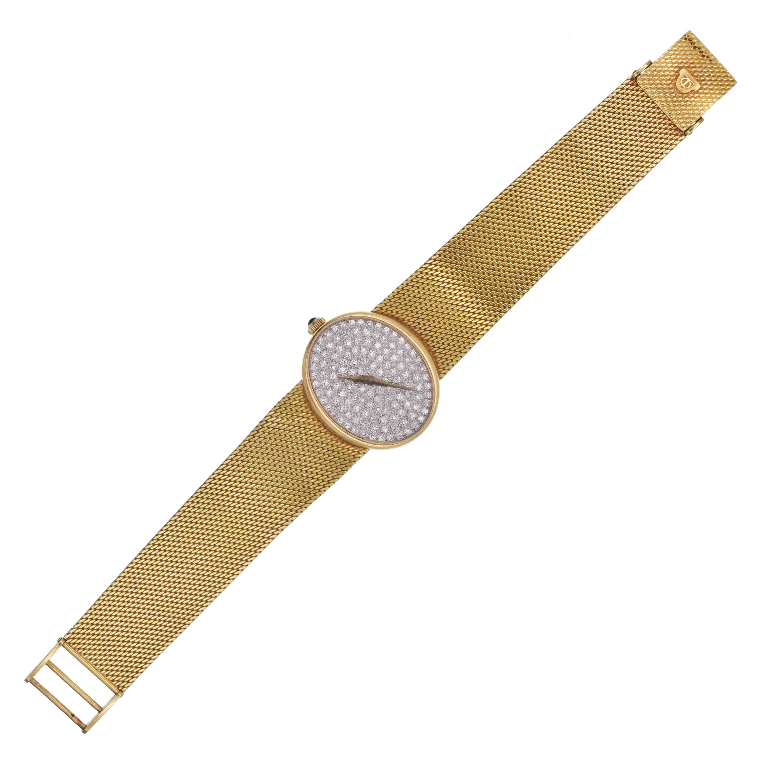 Baume & Mercier 18K Yellow Gold And Diamond Wristwatch