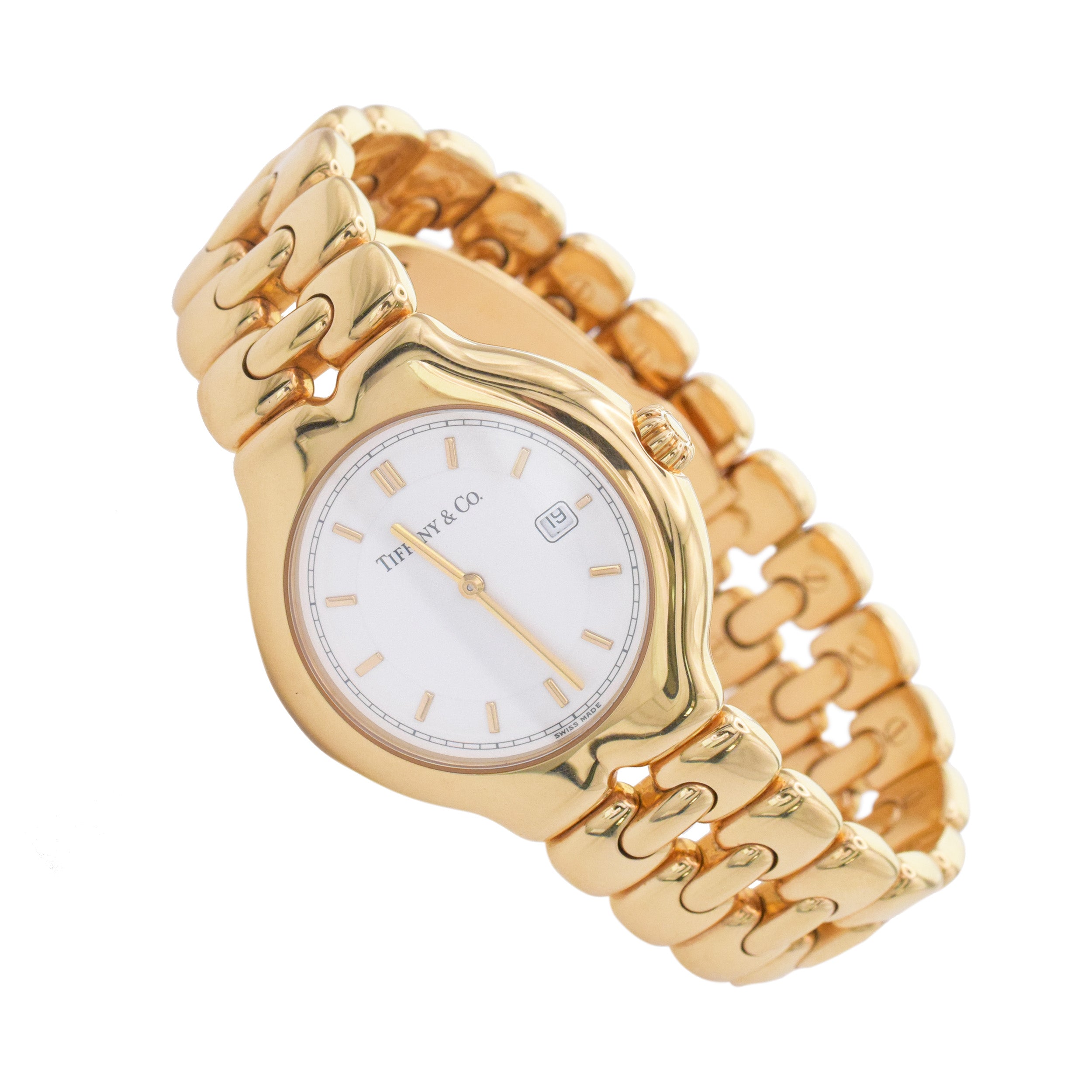 Tiffany&Co. 18k Yellow Gold Tesoro Watch, 34mm