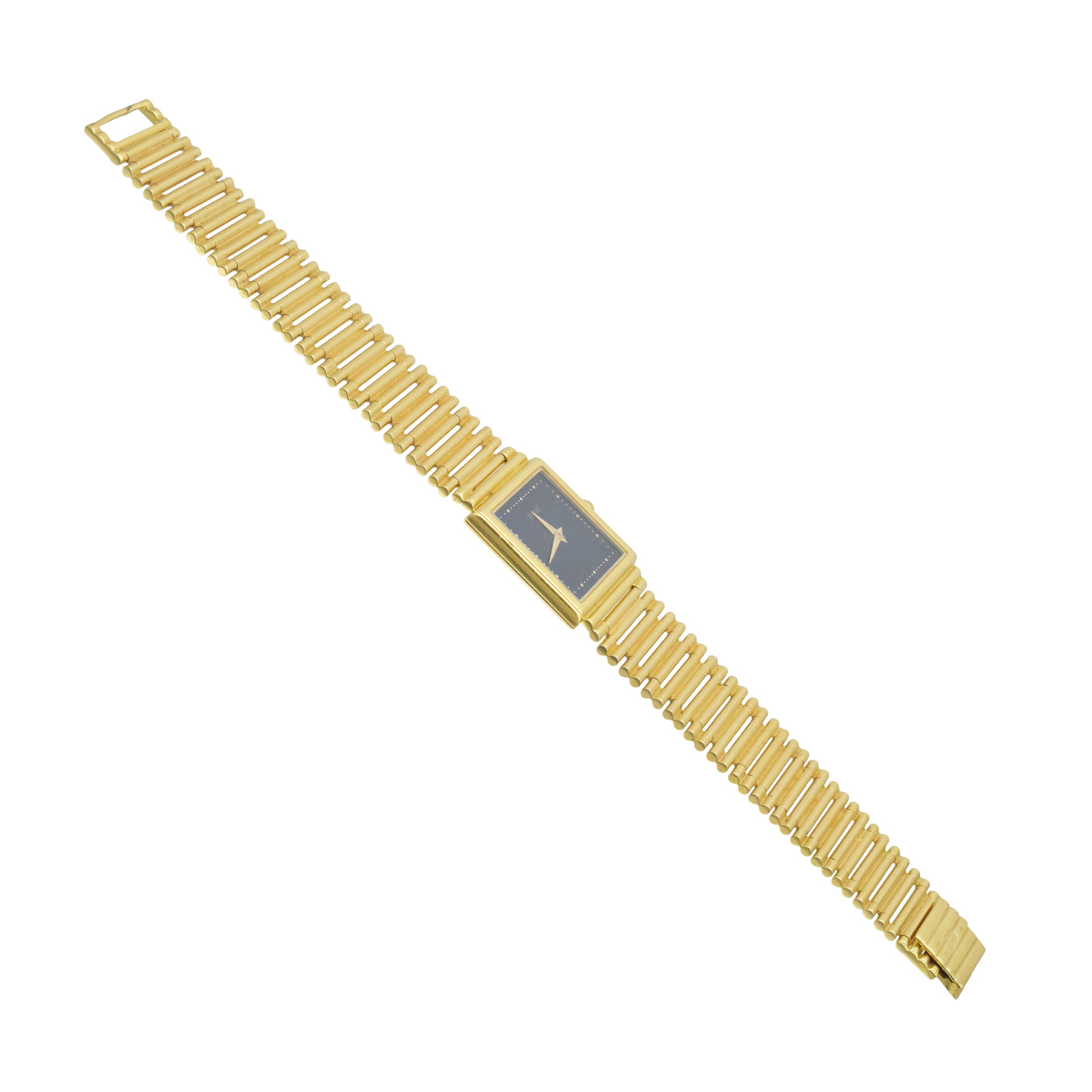 Piaget Wrist Watch In 18k Yellow Gold, Black Dial