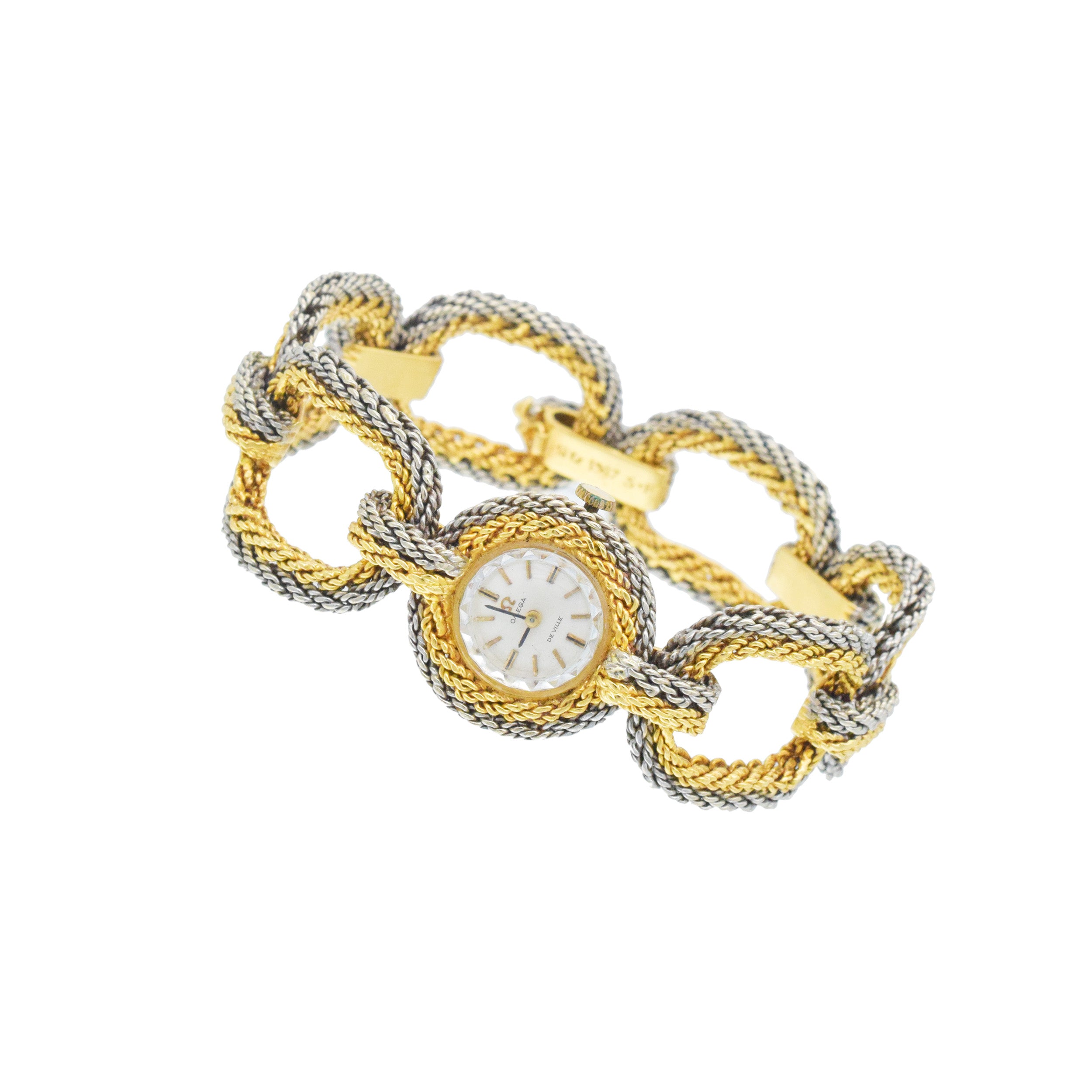 Omega De Ville Wrist Watch In 18k Two-Tone Gold