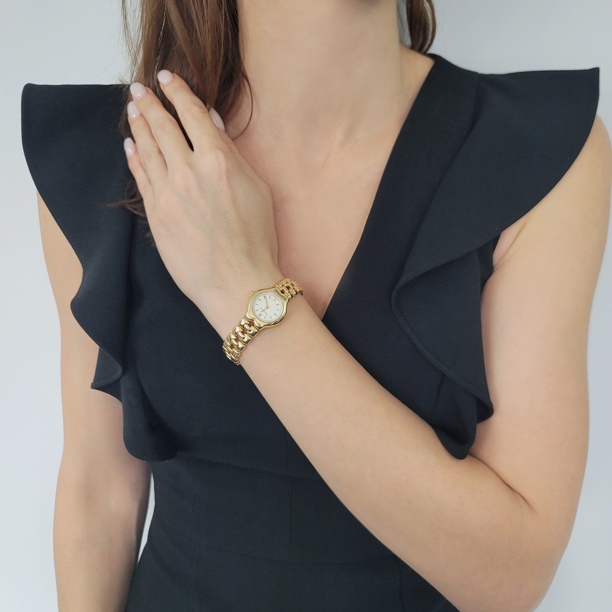Tiffany&Co. 18k Yellow Gold Tesoro Ladies Watch