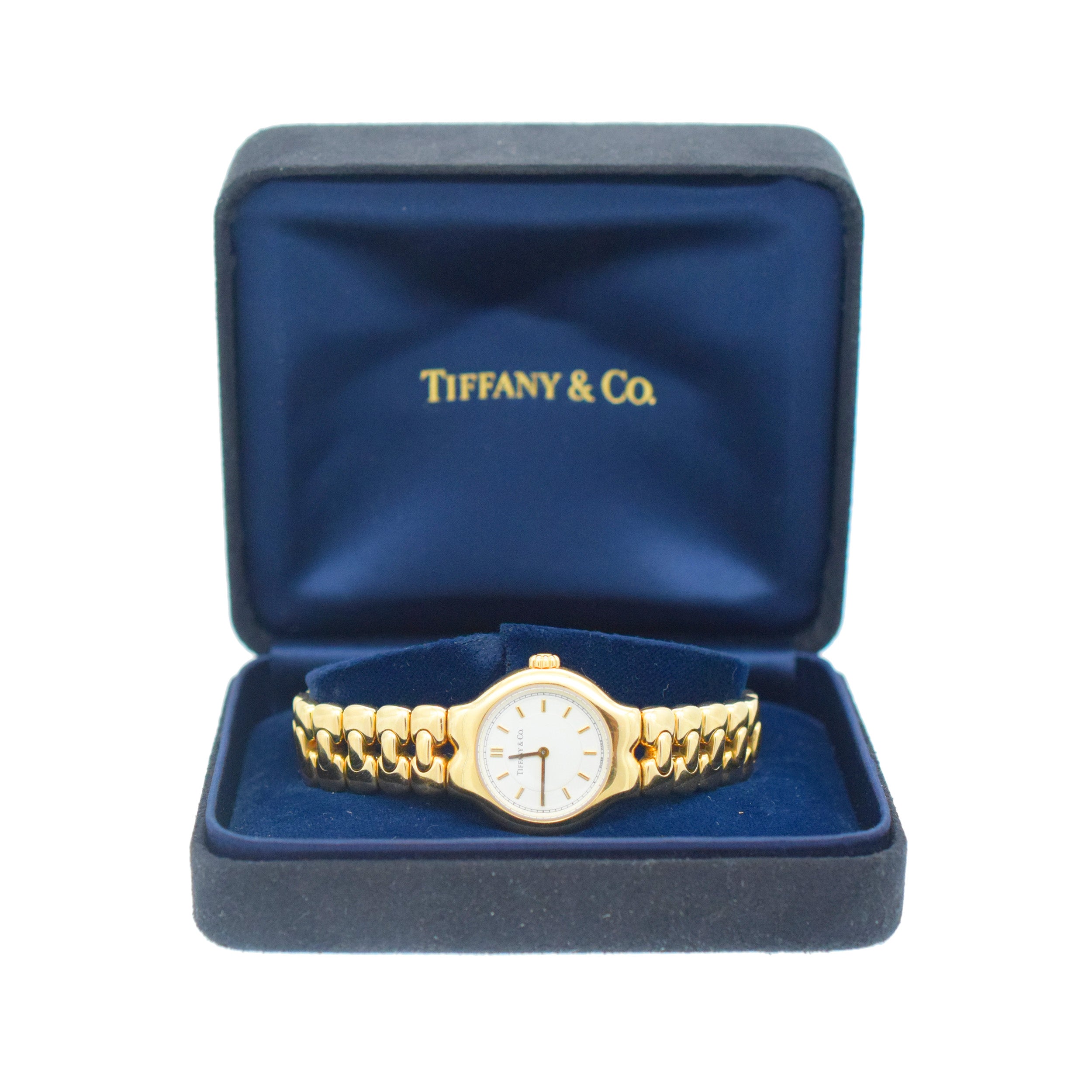 Tiffany&Co. 18k Yellow Gold Tesoro Ladies Watch