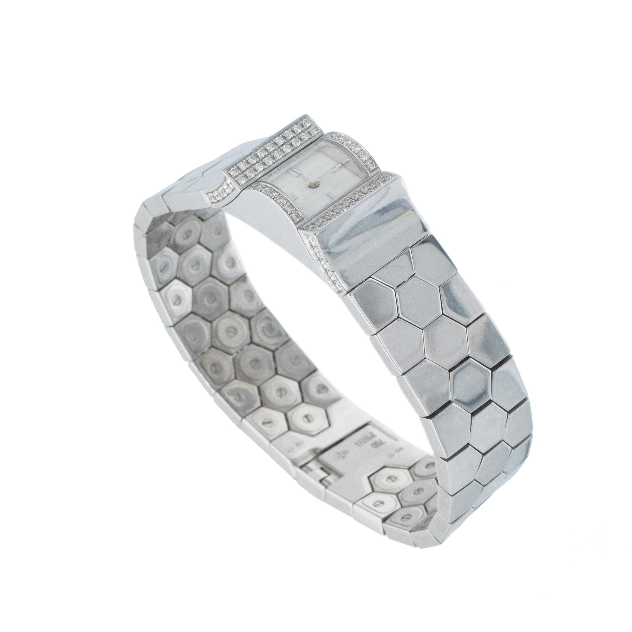 Van Cleef & Arpels Ludo Swann Watch In 18k White Gold With Diamond Accents